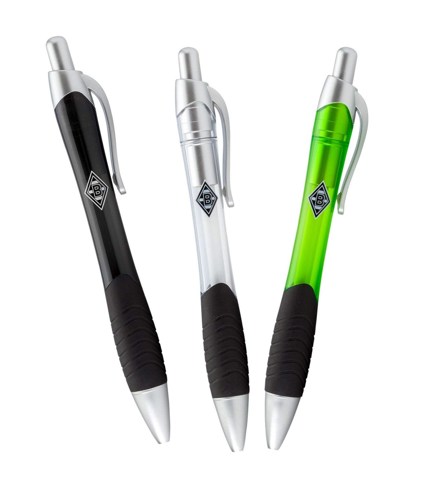 Borussia M nchengladbach Ballpoint Pen Set | Official Fan Merchandise | Black White Green & Silver VfL Diamond - Perfect for Fans - Buy Online on GoSupps.com