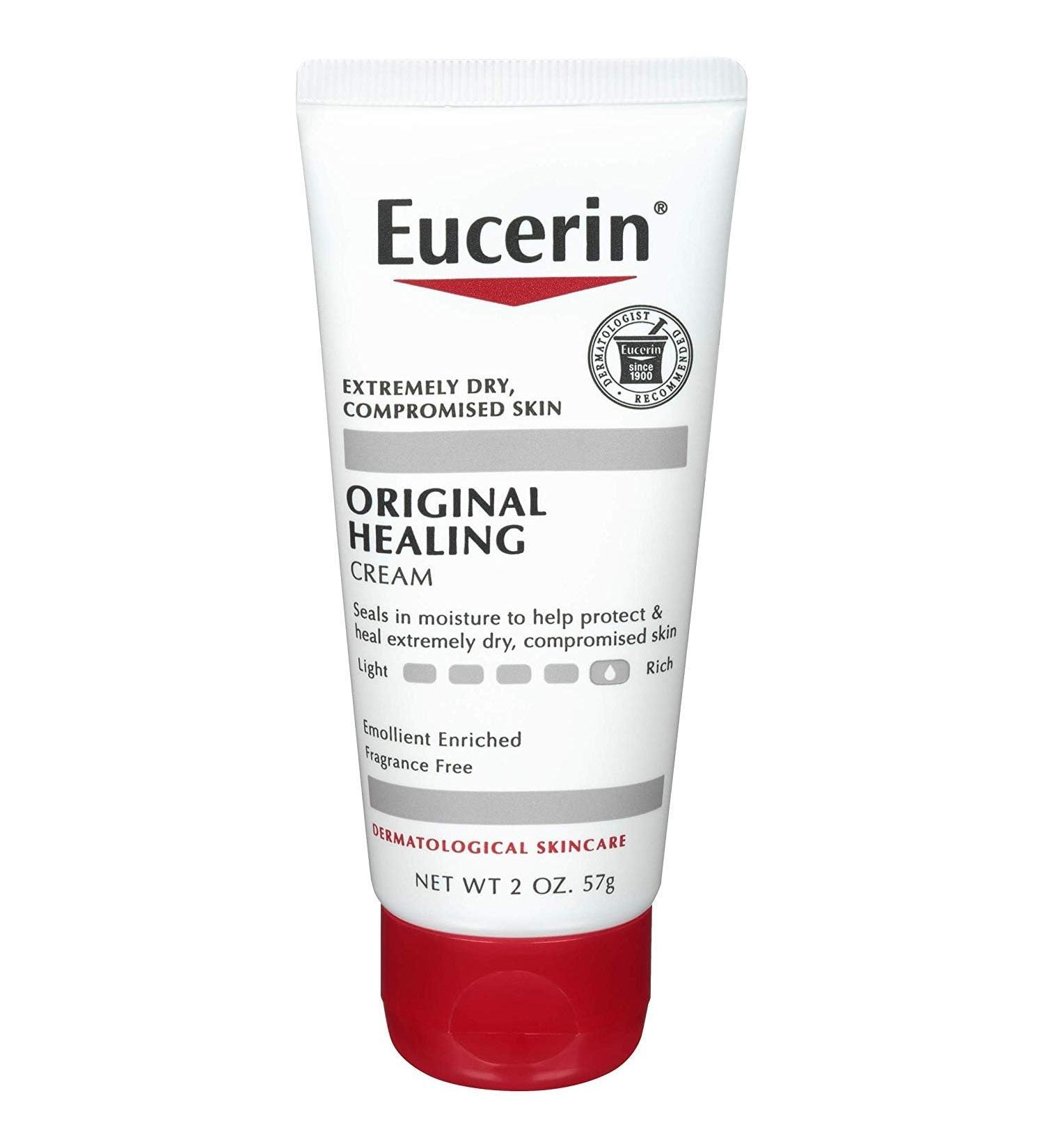 Eucerin Original Healing Rich Cream 2 oz - Best Moisturizer for Dry Skin | Fast International Shipping - Buy Online on GoSupps.com