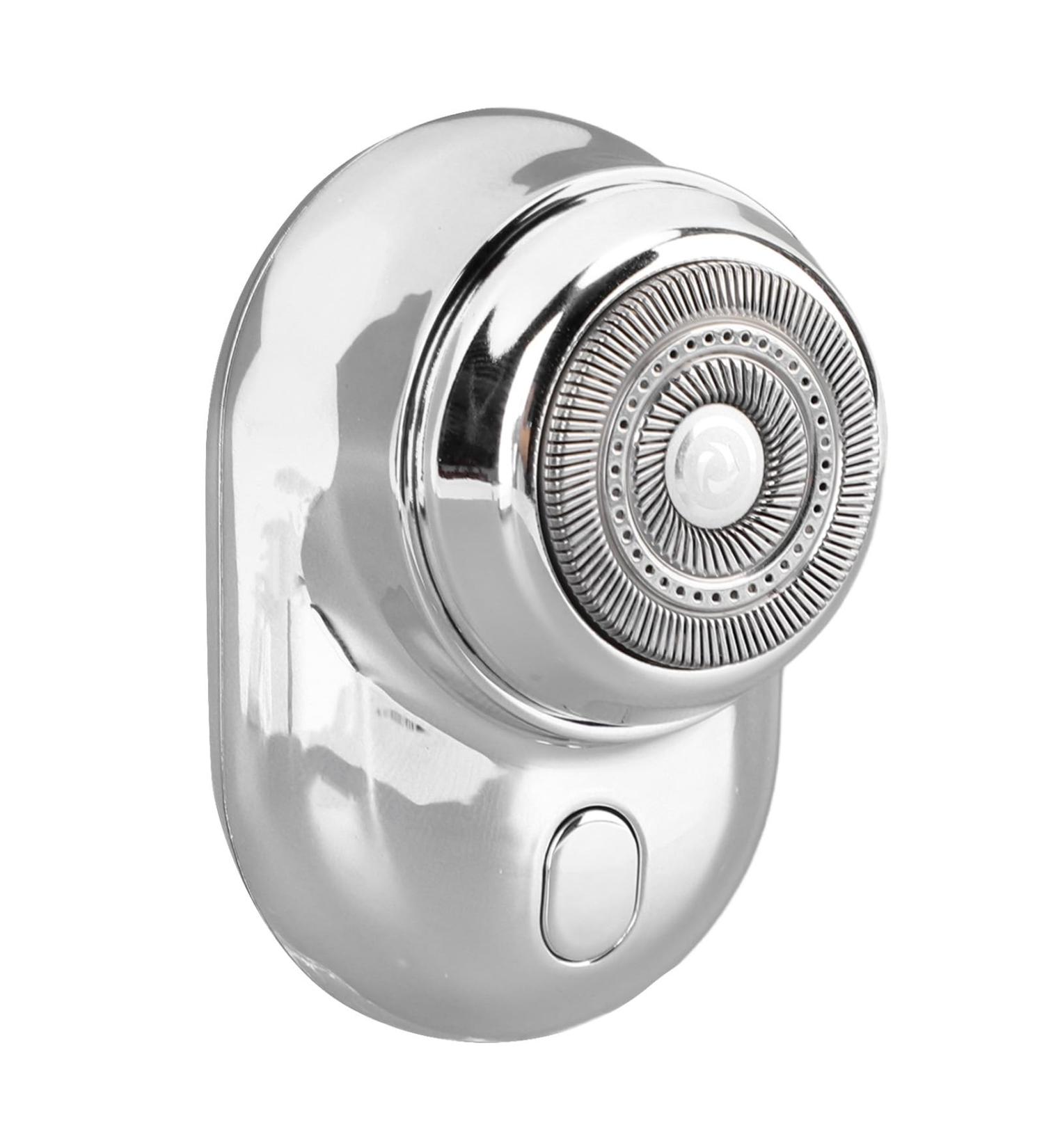 Electric Beard Cutter Electric Beard Trimmer 300mAh Strong Power Stainless Steel Blades for Home (Silver) - Buy Online on GoSupps.com