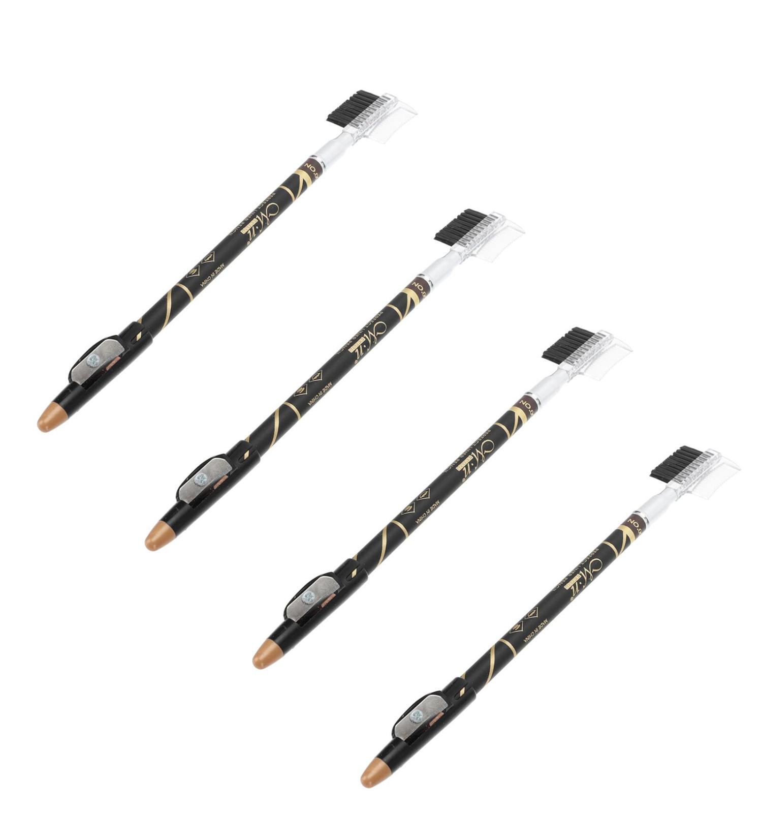 ULTECHNOVO 4 Pi ces Crayons Sourcils avec Peigne Int gr Stylos Sourcils pour Femmes Maquillage Dessiner - Buy Online on GoSupps.com