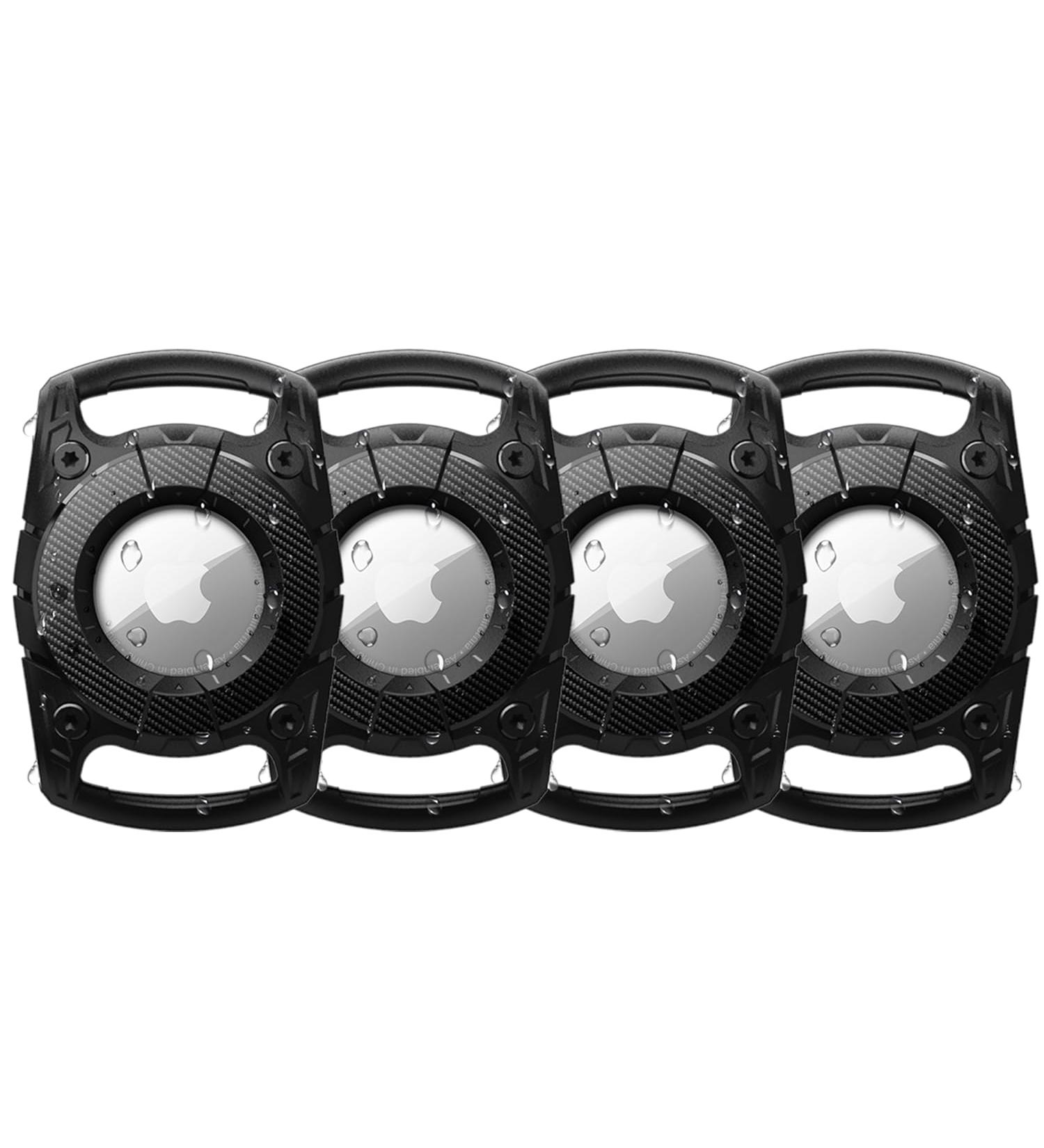 4 Pack Airtag Case Waterproof | OneOnta Airtag Dog Collar | Durable Apple Airtag Holder for Dogs & Cats (2.5cm Width) - Shop Now! - Buy Online on GoSupps.com