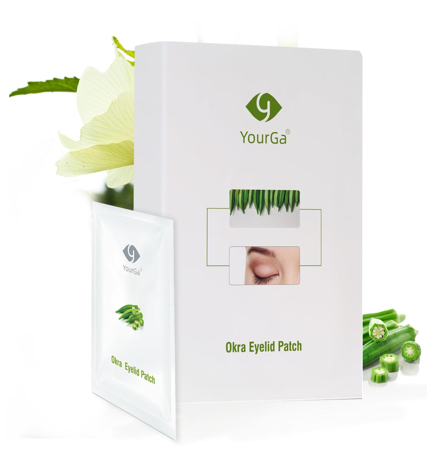 Okra Eye Care Patch - Effective Relief for Itchy Dry Eyes | Hypoallergenic & Soothing | Pack of 14 Individually Wrapped Patches - Buy Online on GoSupps.com