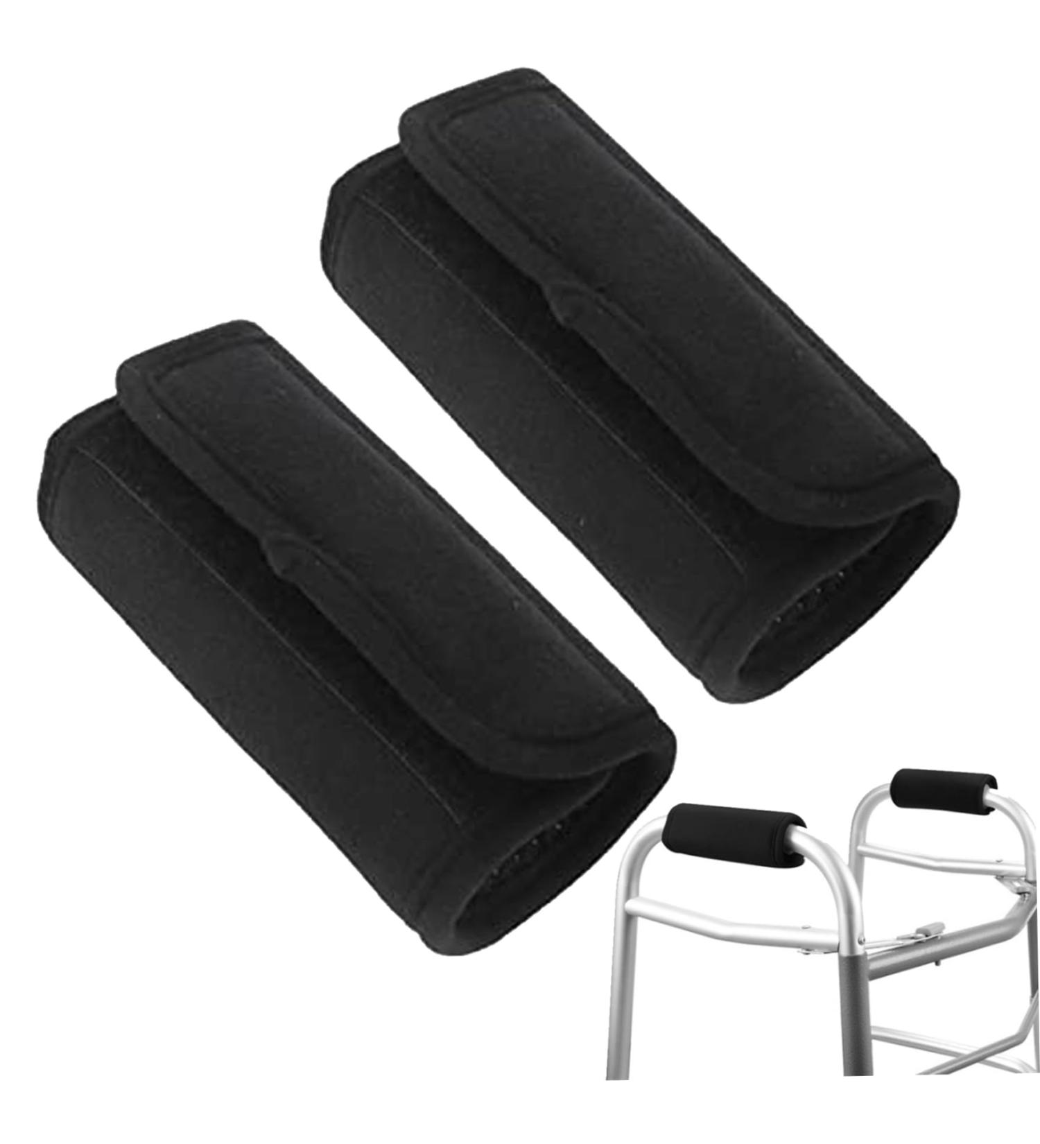 Crutches Handle Pads 2PCS Soft Padded Walker Hand Grips Non-slip Breathable Walking Arm Crutch Cover Fit for Wheelchair Walker Accessory - Buy Online on GoSupps.com