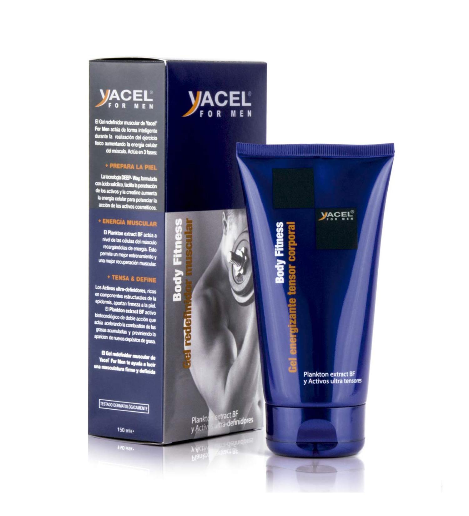 Yacel For Men Body Fitness Toning and Energizing Muscle Redefining Gel 150ml - Buy Online on GoSupps.com