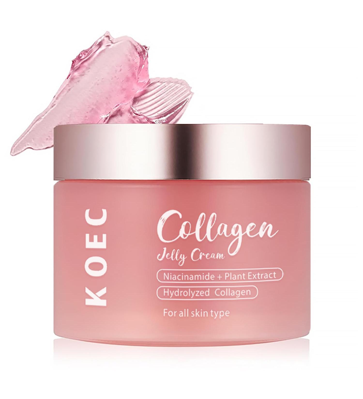 LOYOTICE Collagen Jelly Cream Contains Niacinamide & Freeze Dried Hydrolyzed Collagen Boosts Elasticity & Hydration Reduce Fine Lines & Dullness Improves Glowy Skincare Cream(3.38 fl.oz) - Buy Online on GoSupps.com