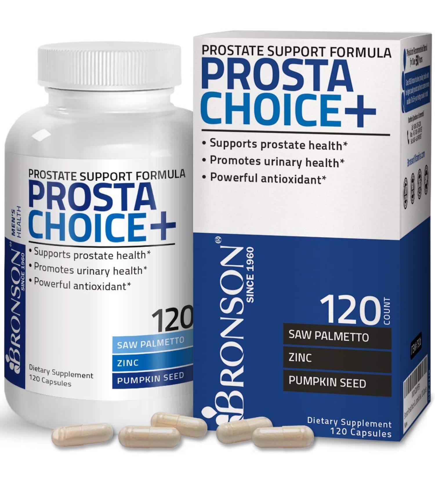 Bronson Prostate Health Support Supplement - 120 Capsules - Buy Online on GoSupps.com