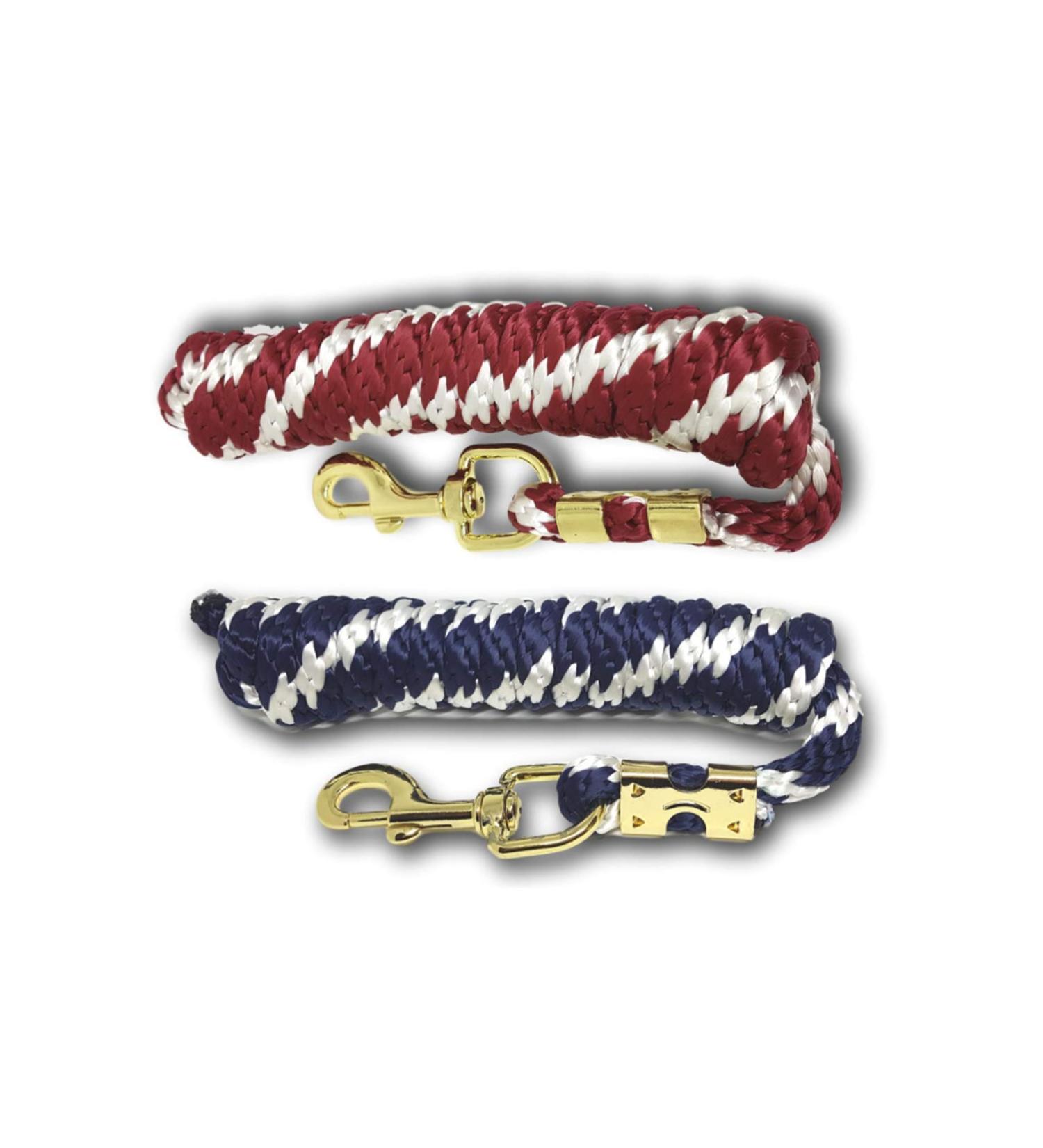 Stylish Lead Rope for Horses - 2 Pack (Red & Blue) | Durable Tie Rope for Ponies Donkeys & Goats - Buy Online on GoSupps.com
