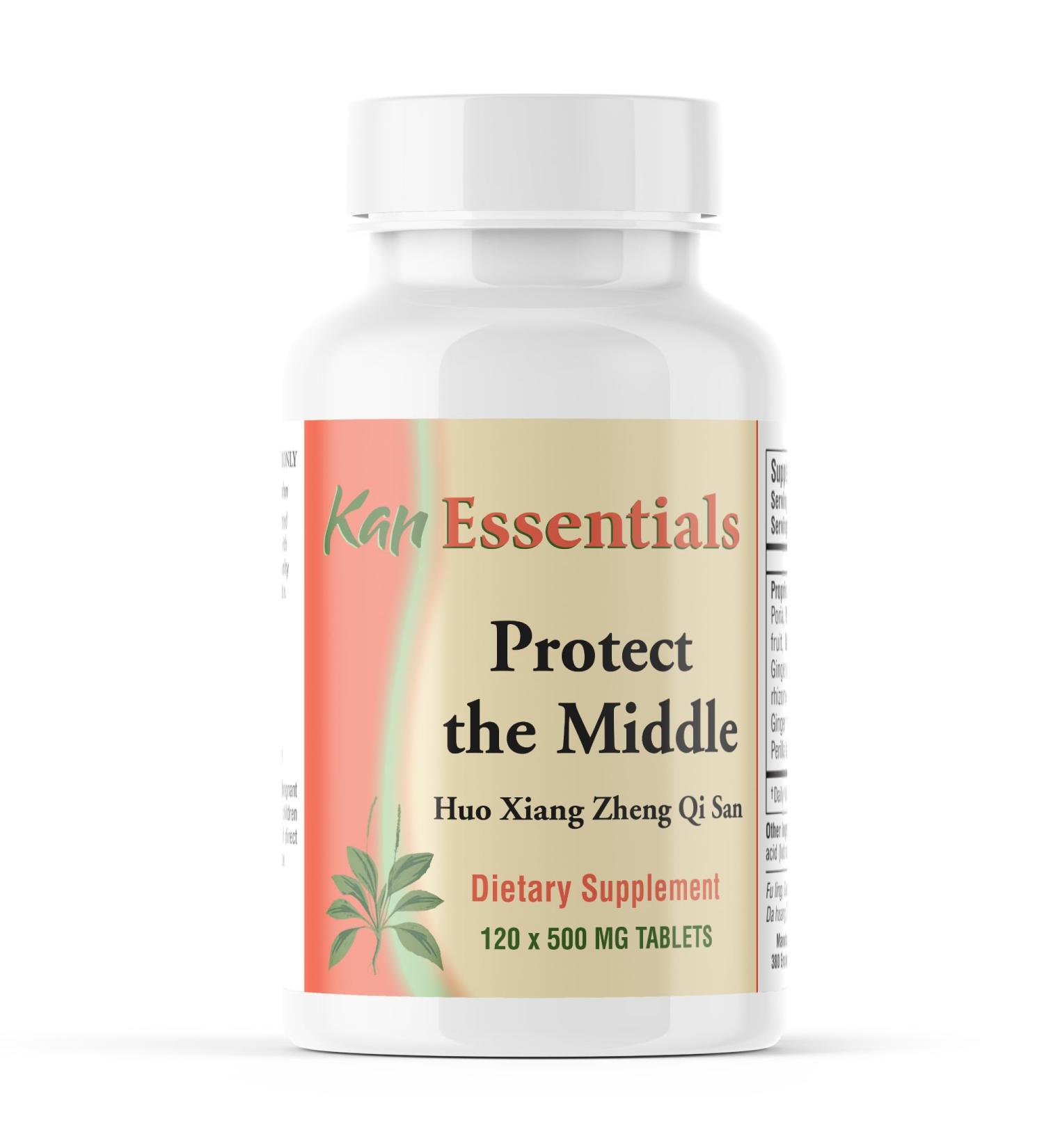 Kan Herb Company Protect The Middle Traditional Chinese Herbal Blend for Dogs and Cats to Support Digestion Appetite and Gut Comfort Herbal Supplement for Pets 120 Tablets - Buy Online on GoSupps.com
