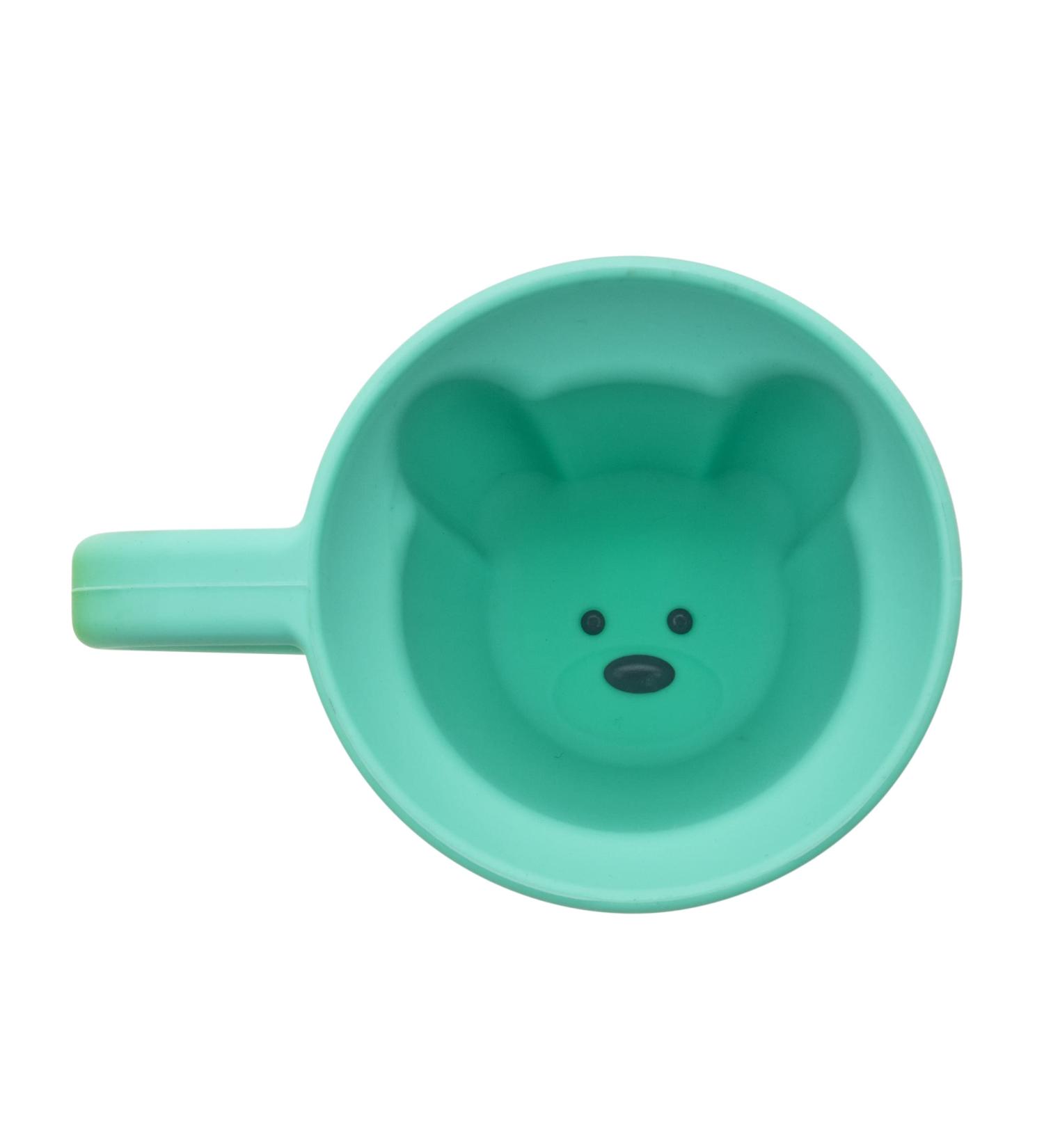 Melii Silicone Bear Mug Cup for Toddlers Kids - Blue (1 Pack) - Buy Online on GoSupps.com