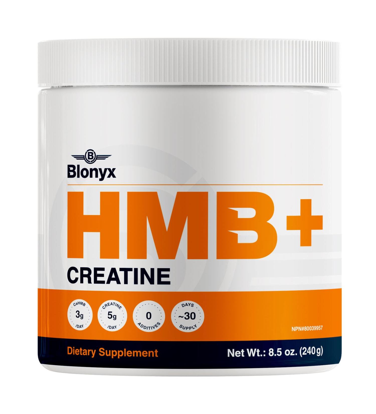 HMB + Creatine Supplement - Boost Strength & Recovery | 3g Daily Dose for Athletes | 30-Day Supply - Buy Online on GoSupps.com