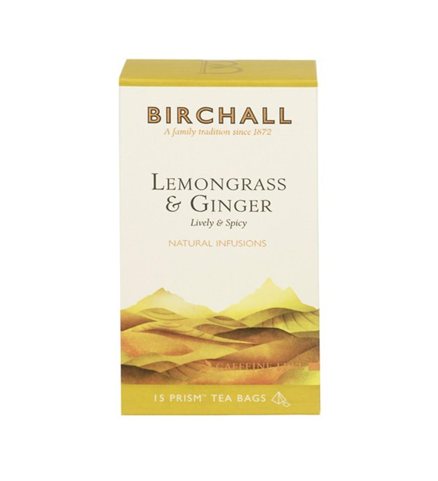 Sachets de th prisme la citronnelle et au gingembre de Birchall - Paquet de 15 - Buy Online on GoSupps.com