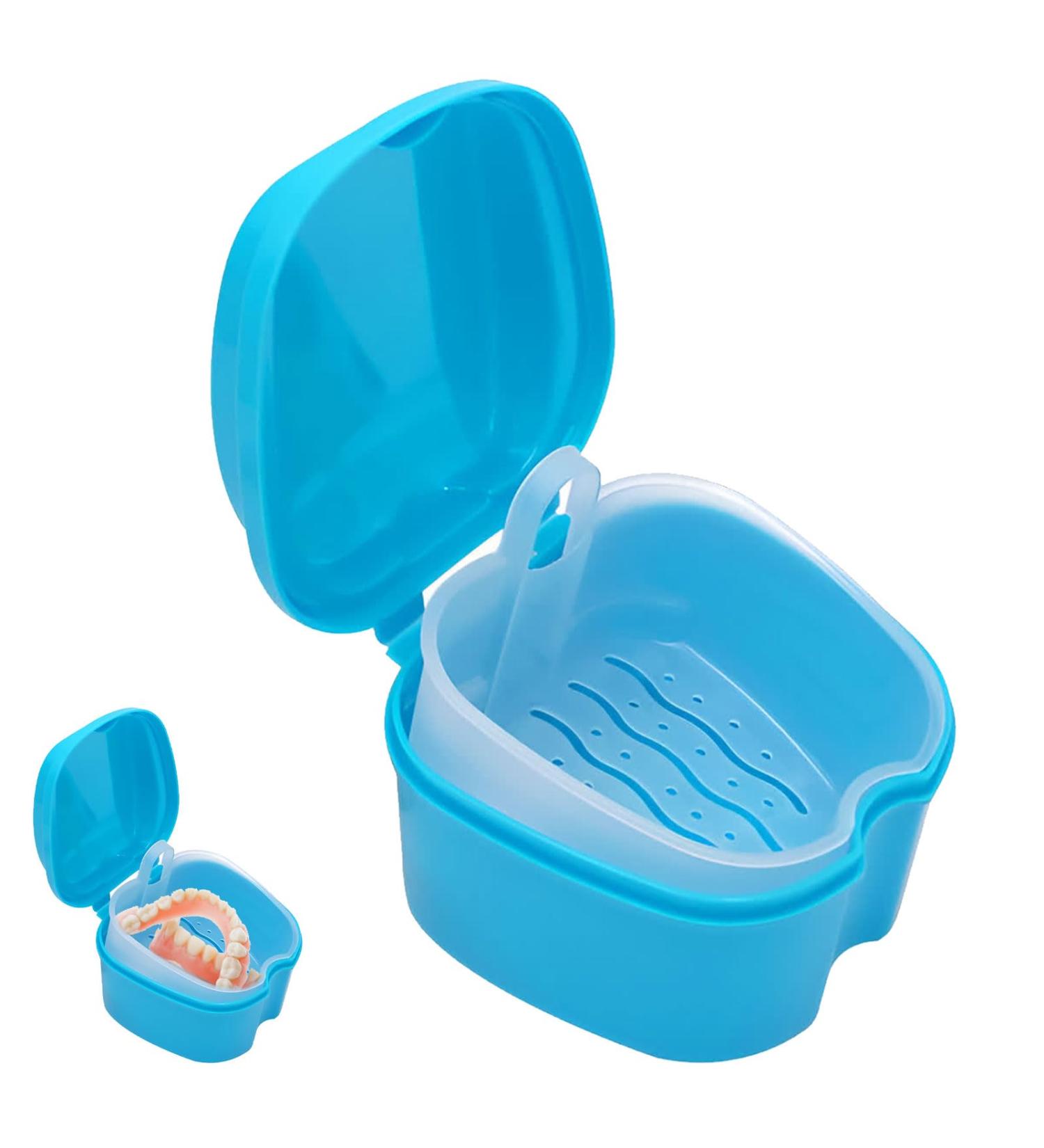 Buy Leakproof Dental Prosthesis Box - Sustainable Denture Storage & Cleaning Cup | International Shipping - Buy Online on GoSupps.com