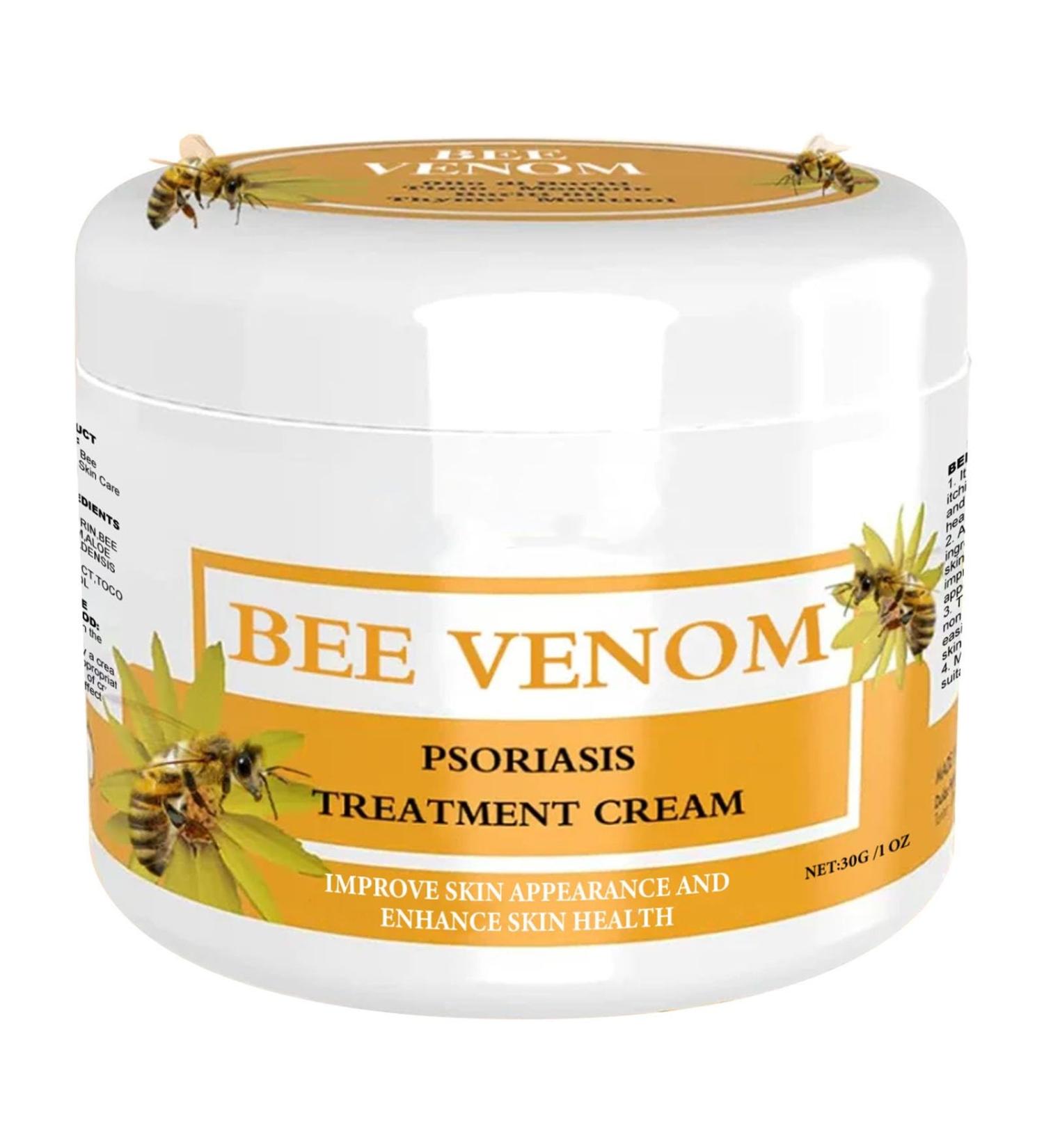 Bee Venom Psoriasis Cream Bee Venom Psoriasis Cream Honey Bee Psoriasis Cream New Zealand Bee Venom Cream Bee Venom Gel Joint and Bone Therapy Bee Venom for Arthritis Bee Venom Cream (1PC) - Buy Online on GoSupps.com