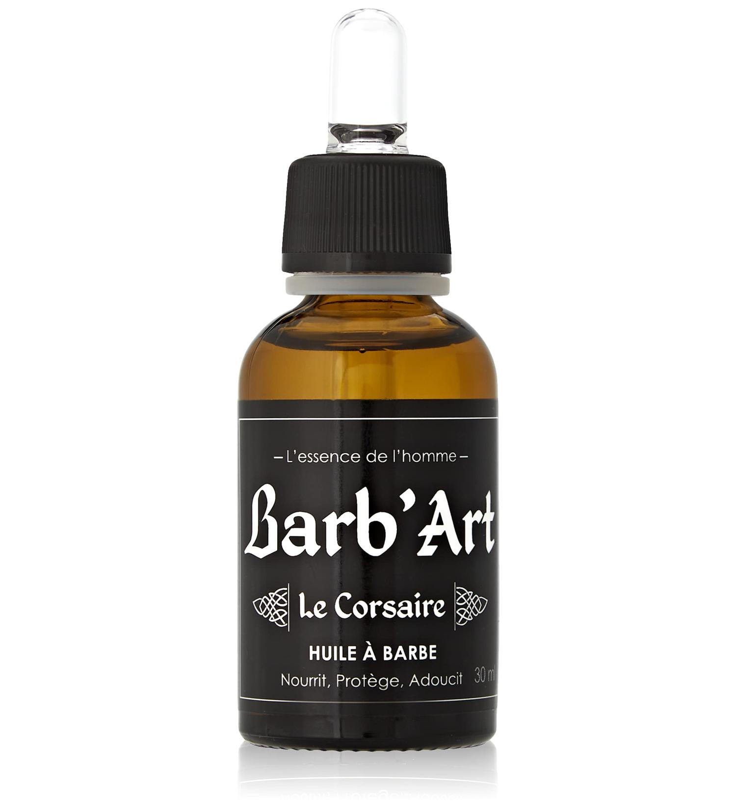  Barb'Art Barb'Art - Magnificent Beard Oil - Beard Care - Organic Argan Sesame and Jojoba Oils - "The Corsair" - 30 ml - Buy Online on GoSupps.com