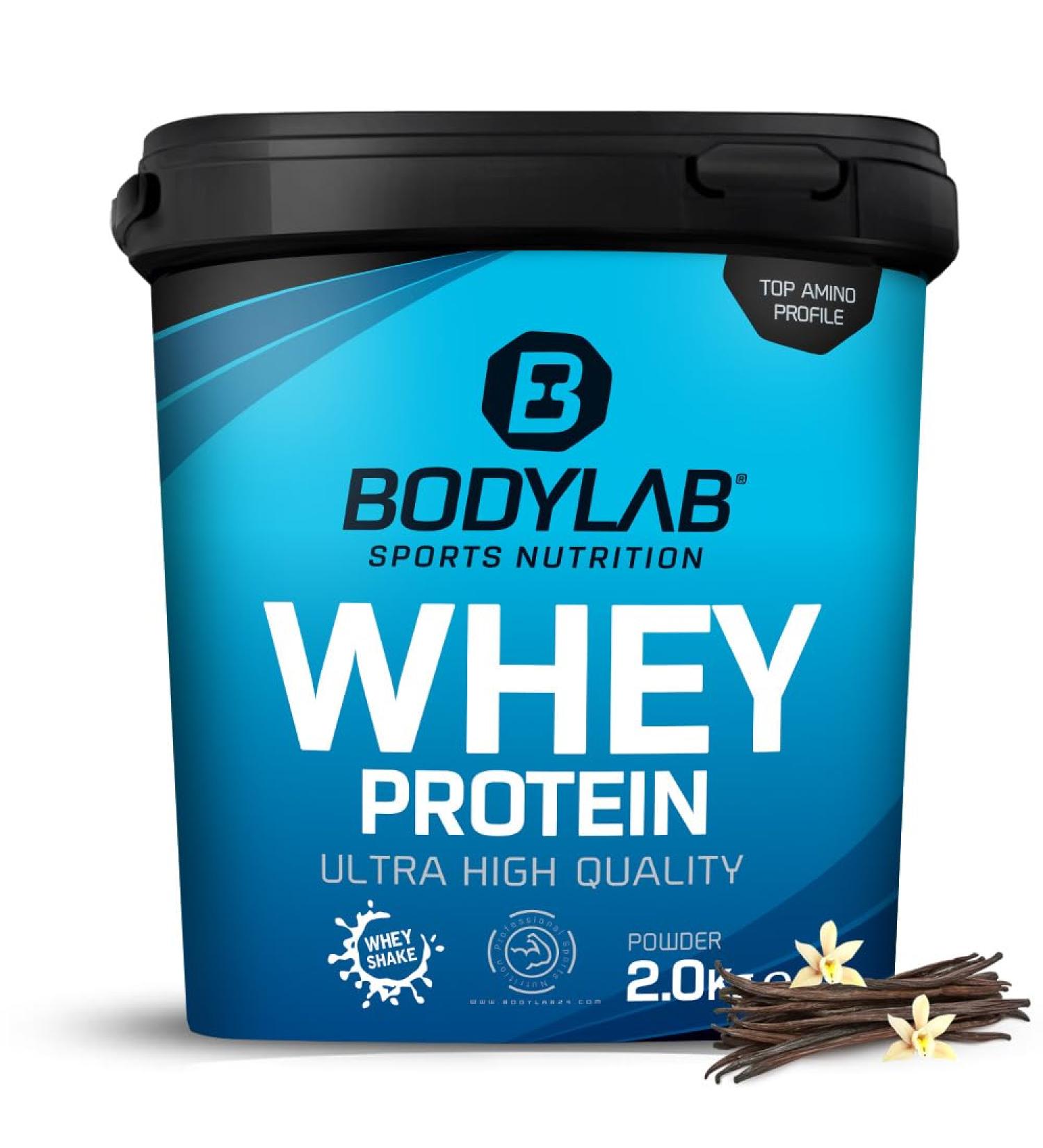 Bodylab24 Whey Protein Powder - Vanilla 2kg | Premium Quality Protein for Fitness & Muscle Gain | International Shipping Available - Buy Online on GoSupps.com