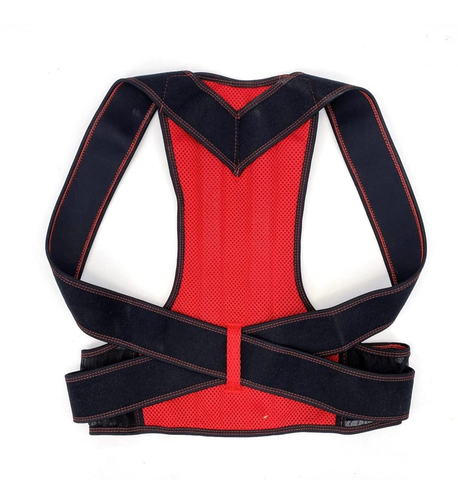 MDLIAN Posture Corrector Brace | Adjustable Clavicle Support | Stop Slouching - Unisex White Dinosaur Doodle4 (Small - Buy Online on GoSupps.com