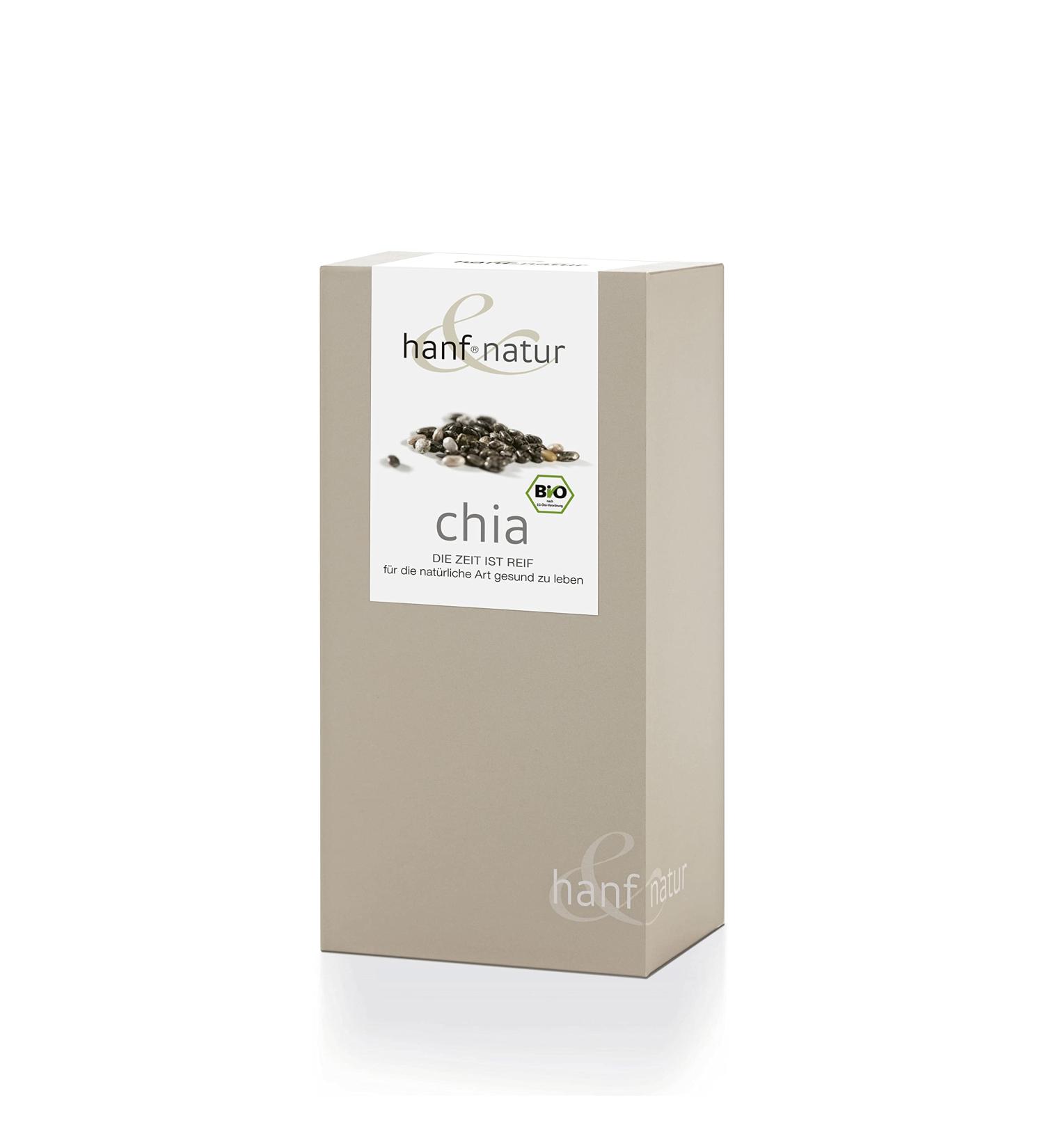 Hemp & Nature - Organic Chia Seeds 200g - from controlled organic cultivation without further additives