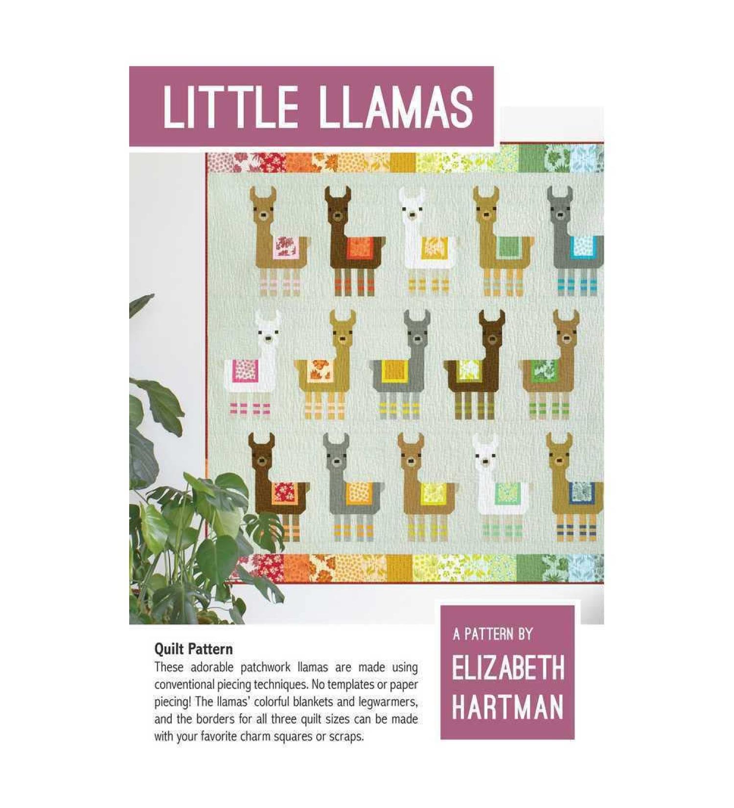 Elizabeth Hartman Little Llamas Pattern - Adorable Quilt Design - Buy Online on GoSupps.com