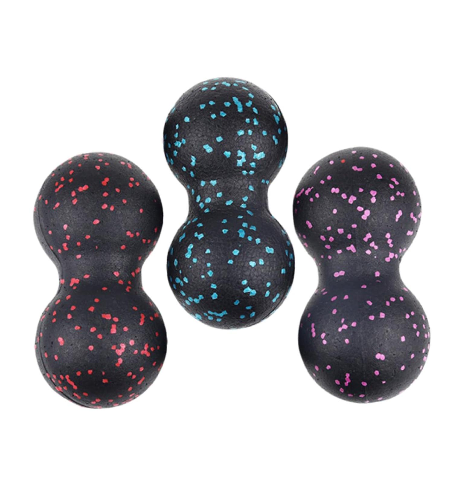 Buy Gatuida 3-St Peanut Yoga Roller & Spiky Massage Balls - Best Fitness & Physical Therapy Tool for Pain Relief - International Shipping Available - Buy Online on GoSupps.com