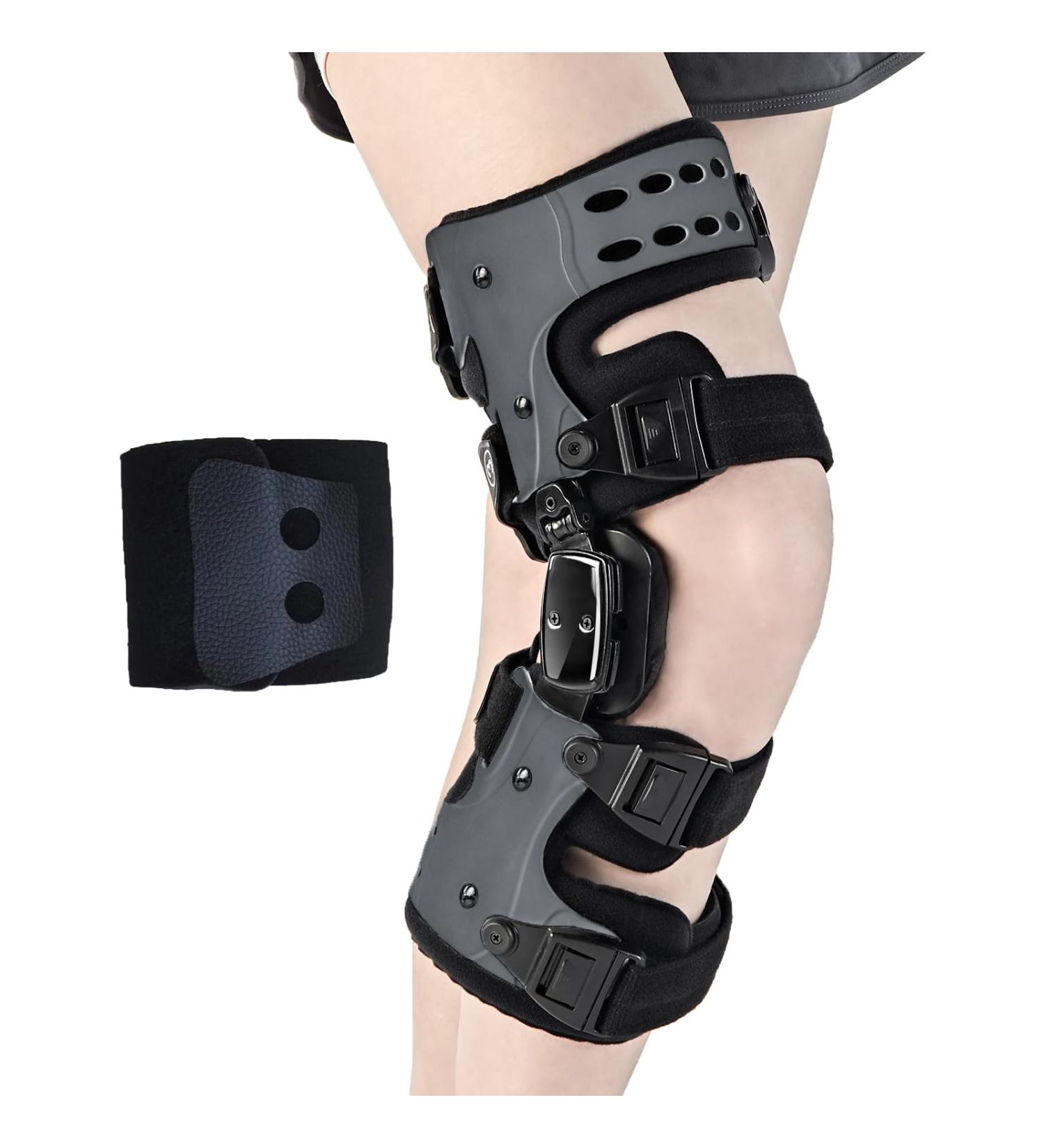 OA Unloader Knee Brace for Arthritis Pain Relief - Osteoarthritis & Joint Pain Support - Gray Right - Buy Online on GoSupps.com