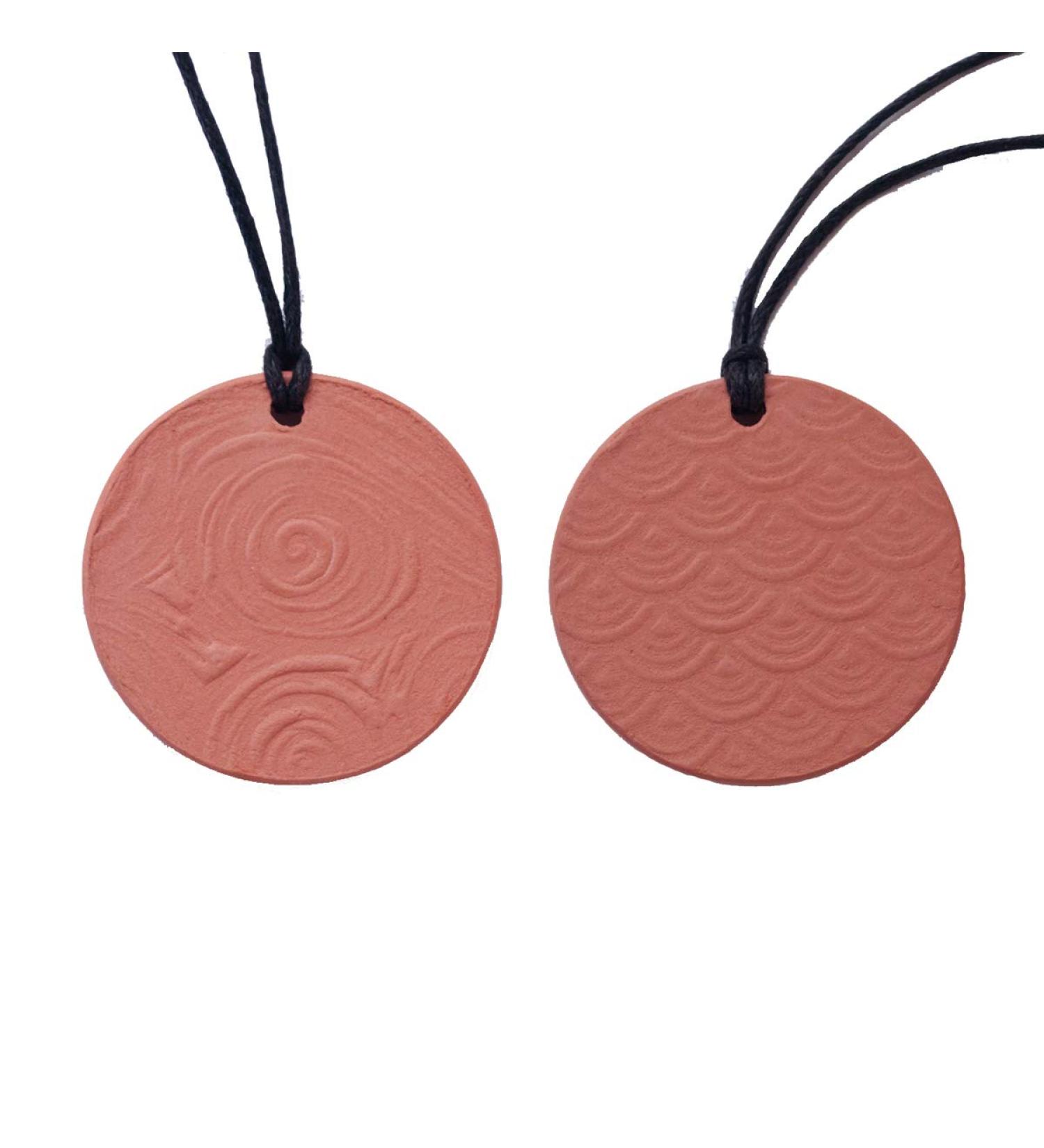 Buy Ten Leaves Terracotta Clay Diffuser Pendant for Essential Oils - Hand-made Kiln-fired Pine Star - Pack of 2 | International Shipping Available - Buy Online on GoSupps.com