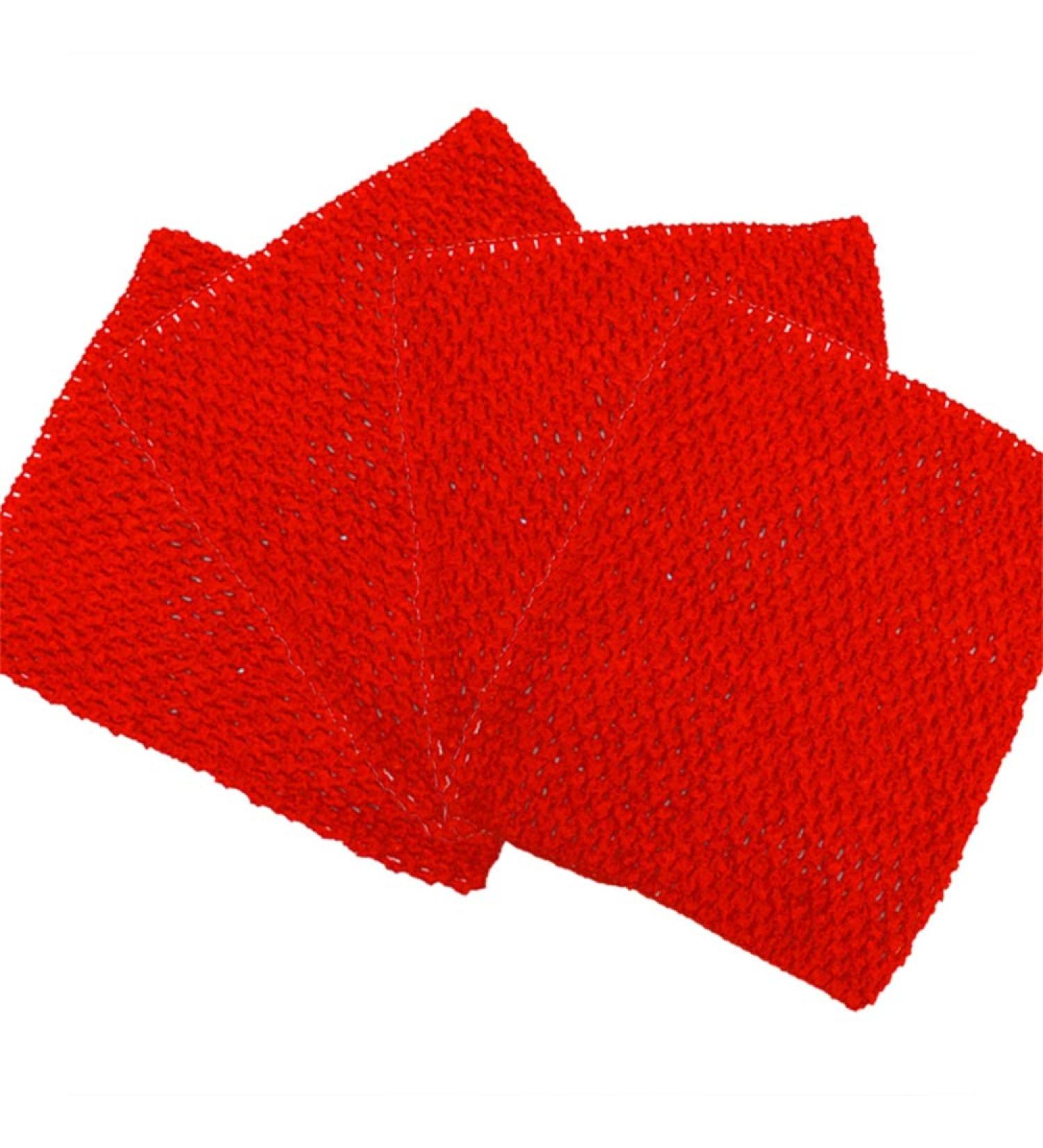 Time to Sparkle 4pcs Crochet Tube Top Tutu Dress Set - Red Infant Baby Girls Skirt Pettiskirt 10x12 - Buy Online on GoSupps.com