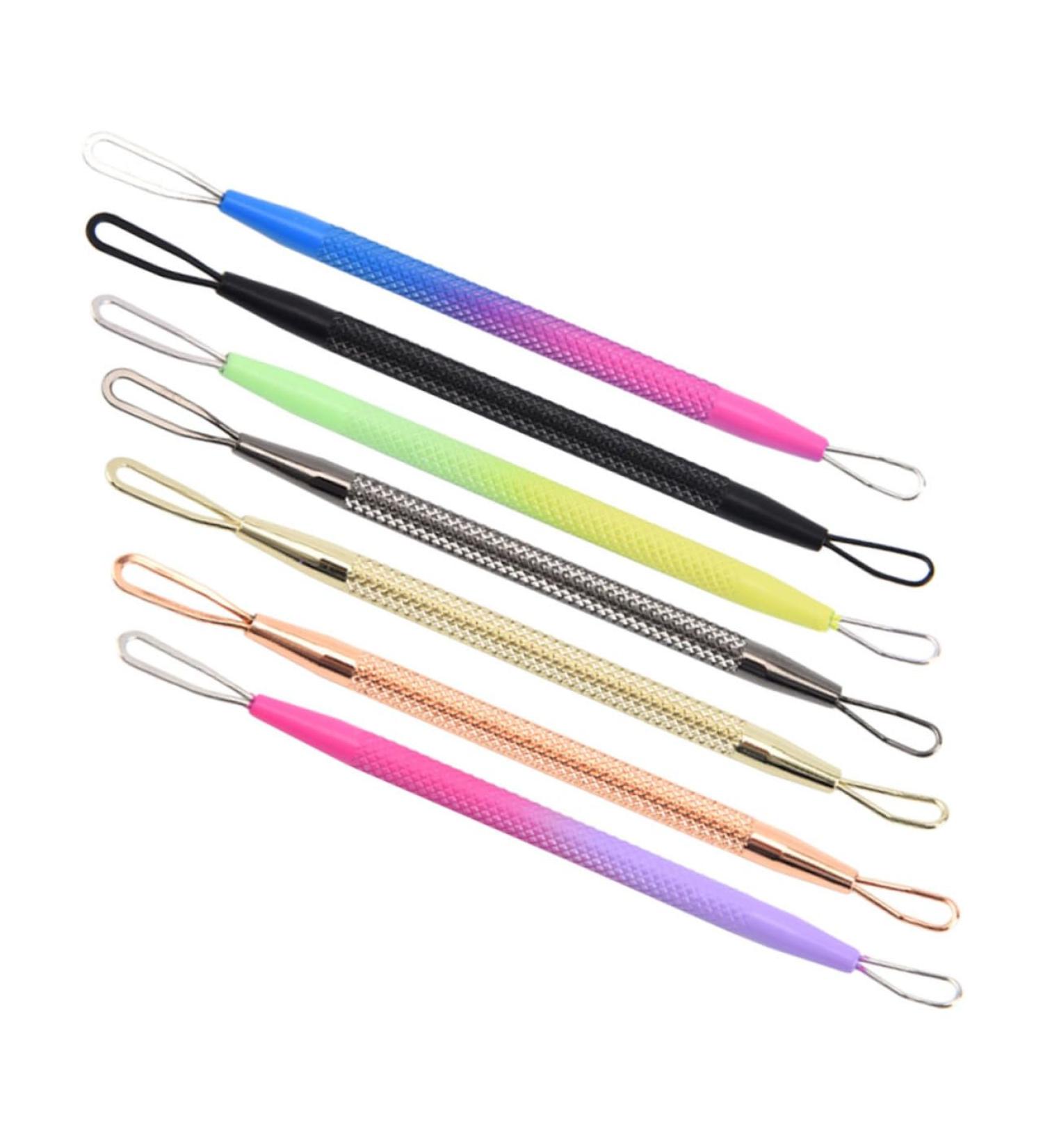 Didiseaon 7pcs Double-headed Extrusion Ring Pore Cleaner Pimple Stainless Steel Cleaning Kit - Buy Online on GoSupps.com