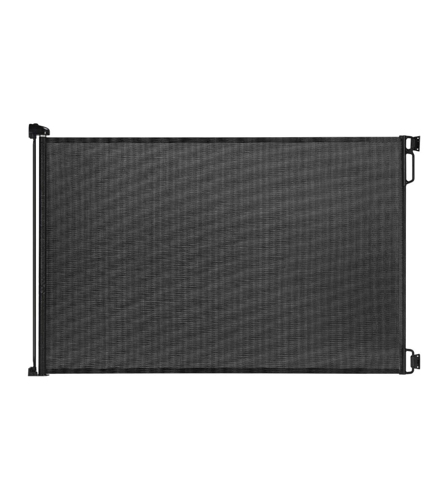 EasyBaby Retractable Safety Gate - 33'' Tall, Extends up to 55'' Wide, Black - Child & Pet Proof for Stairs, Doorways - Indoor/Outdoor - Buy Online on GoSupps.com