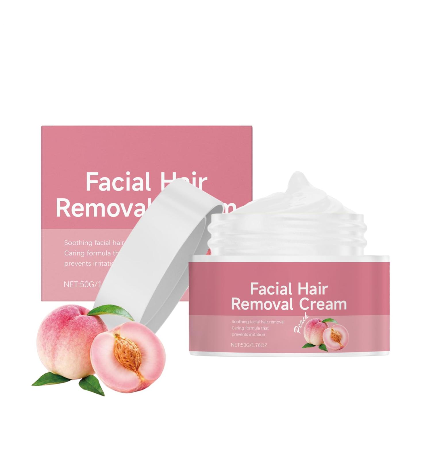  G n rique Facial Hair Removal Cream 50g Gentle And Painless - Painless Hair Removal Cream | For Girls Ladies Mothers Brides Travellers Athletes Upper Lip Chin Eyebrow Favourites - Buy Online on GoSupps.com