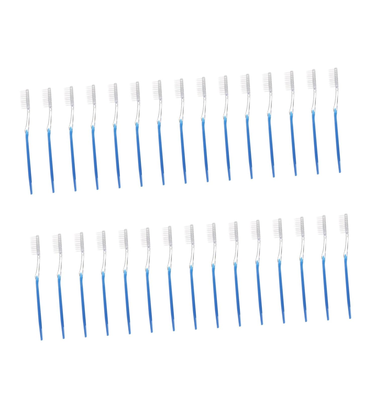 Buy Minkissy 150 PC Disposable Travel Toothbrush Set | Portable Toddler Toothbrushes | Soft Handle for Hotels & Trips - Buy Online on GoSupps.com