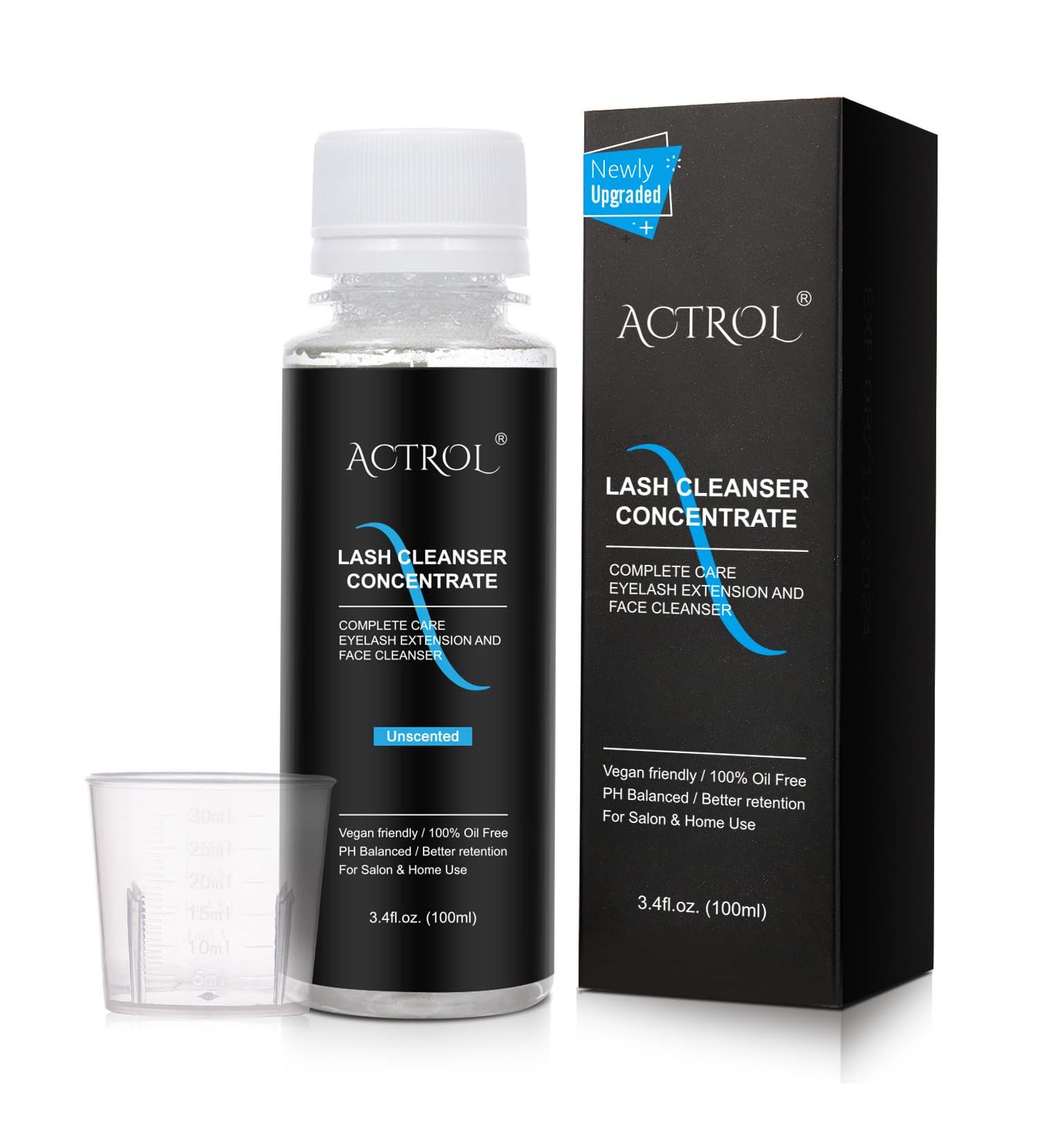 Eyelash Cleanser Concentrate Unscented 100ml Professional Lash Extensions Shampoo Natural Foaming Cleanser DIY Paraben & Sulfate Free Non-lrritating Wash for Extensions Lashes with Salon Home Care-Makes 60ml Bottles Eyelash Shampoo Unscented 1 count (Pack - Buy Online on GoSupps.com