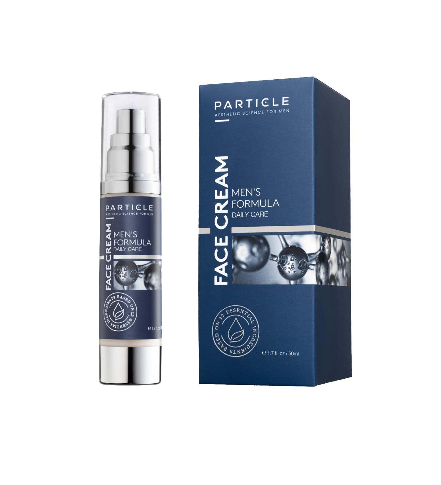 Particle 6-in-1 Men's Face Cream - Anti-Aging Moisturizer for Men - Dark Spot & Wrinkle Treatment (1.7 oz) - Pack of 1 - Buy Online on GoSupps.com