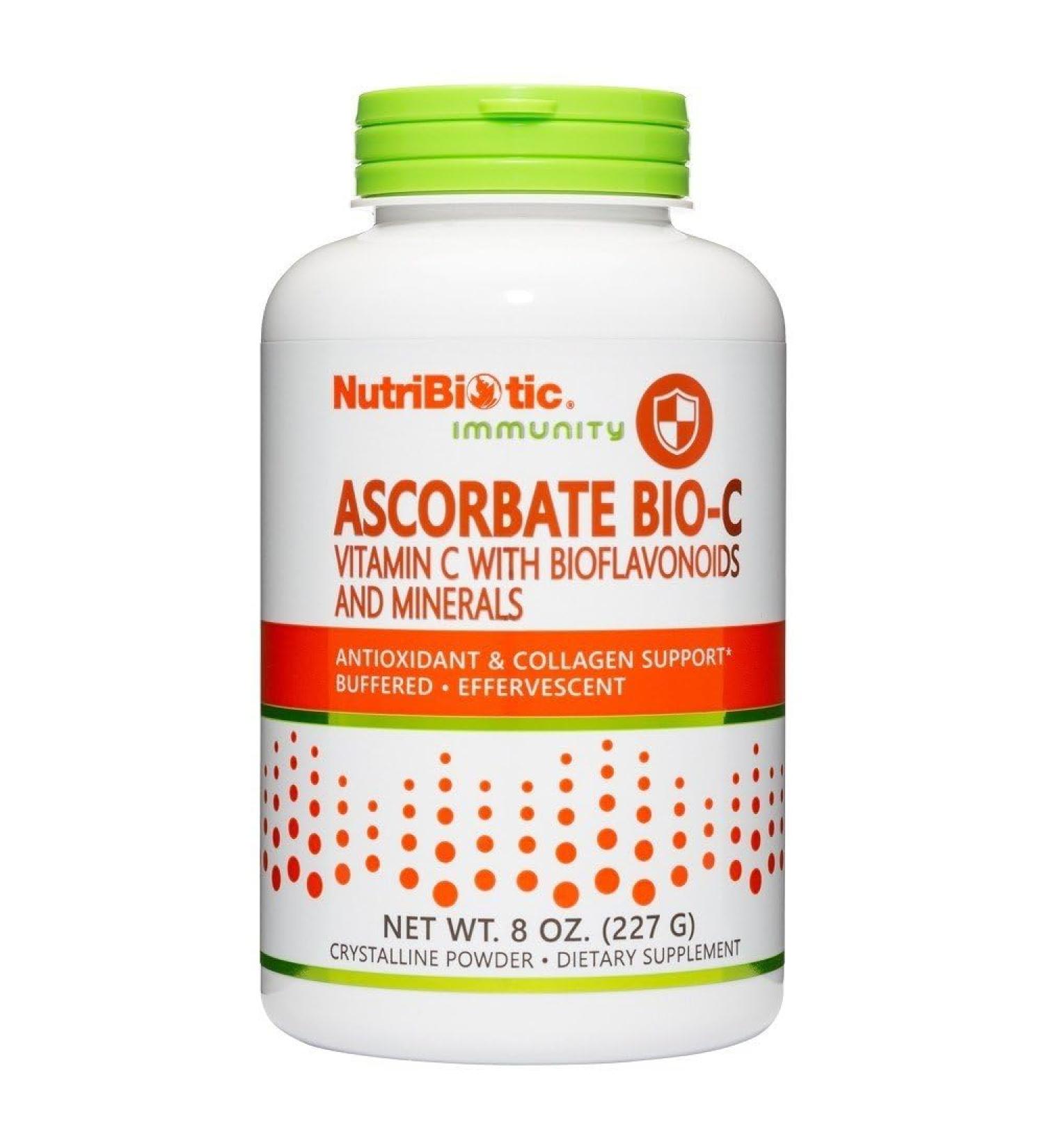 Nutribiotic Ascorbate Bio-C Powder 8 Ounce - Buy Online on GoSupps.com