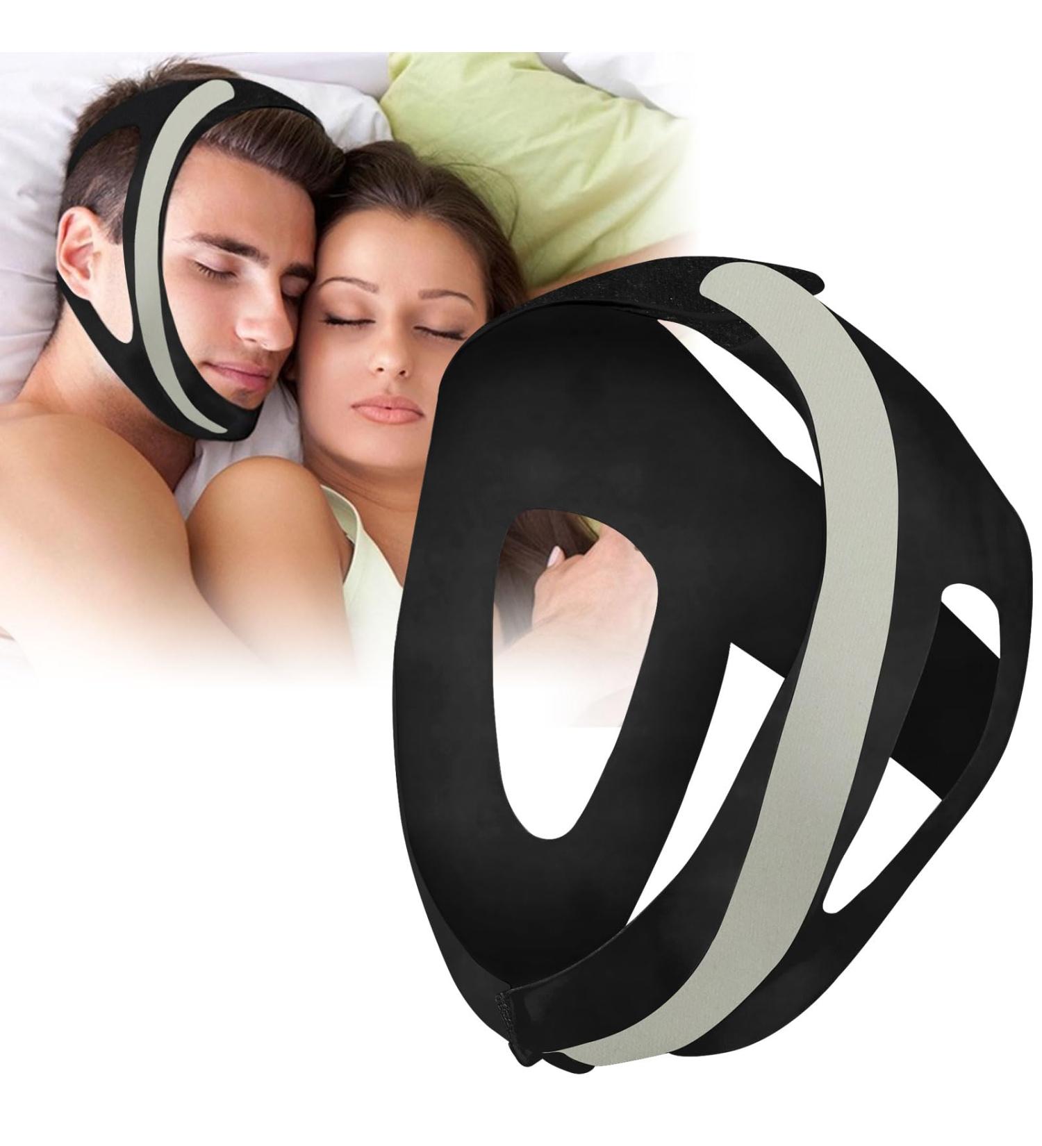 Buy Adjustable Anti Snoring Chin Strap for CPAP Users - Breathable Comfortable & Skin-Friendly | Reduce Snoring Effectively - Buy Online on GoSupps.com