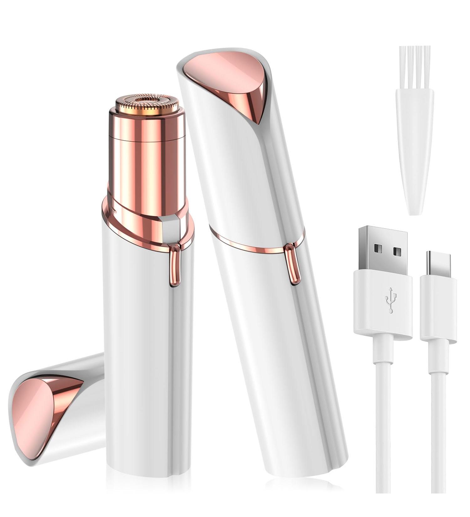 Rechargeable Facial Hair Remover for Women - Painless Face Trimmer & Shaver for Peach Fuzz Upper Lips & Bikini - International Shipping Available - Buy Online on GoSupps.com