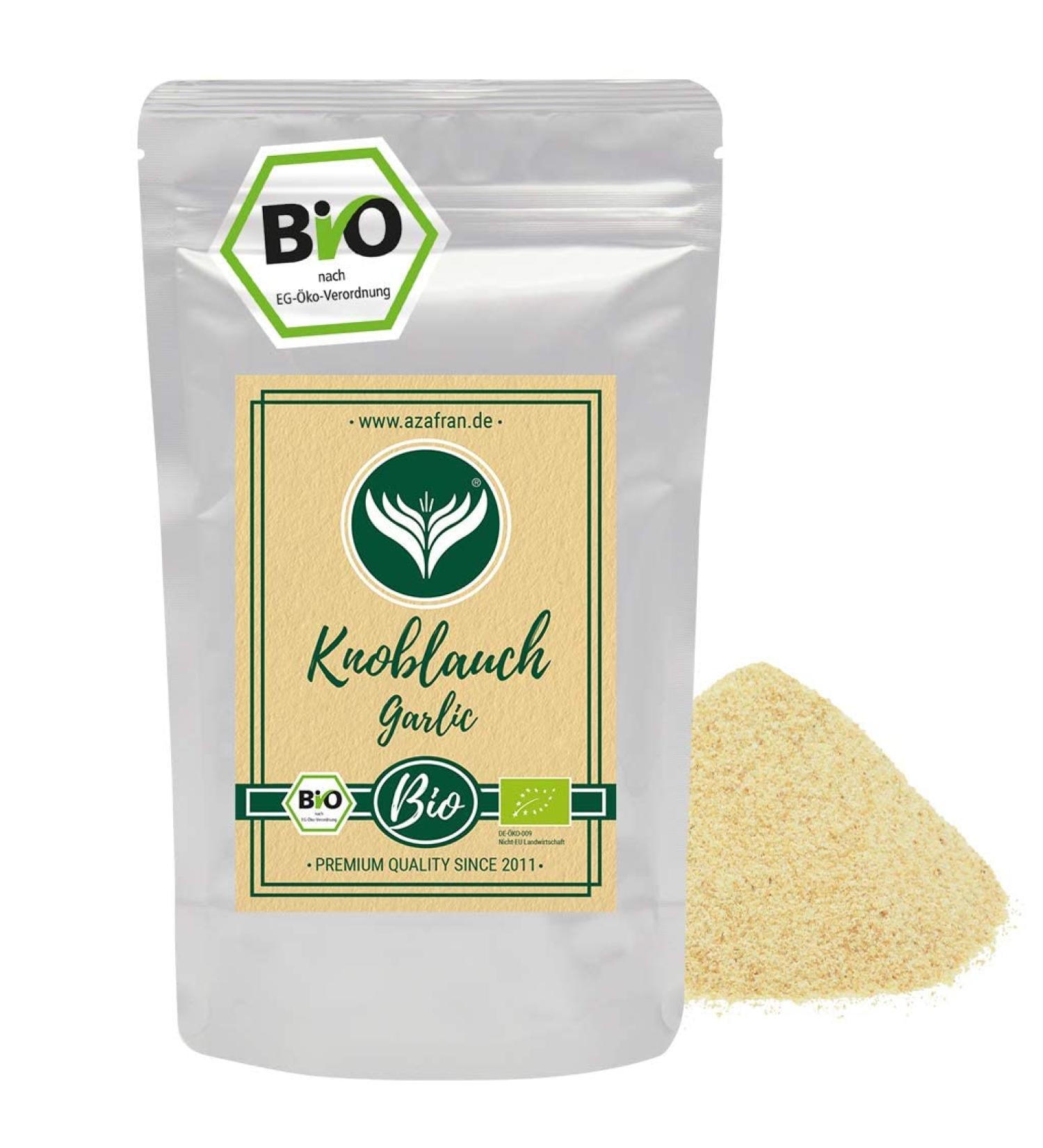 Buy Azafran ORGANIC Garlic Granulated & Powder 250g | Premium Quality Seasoning for International Shipping - Buy Online on GoSupps.com
