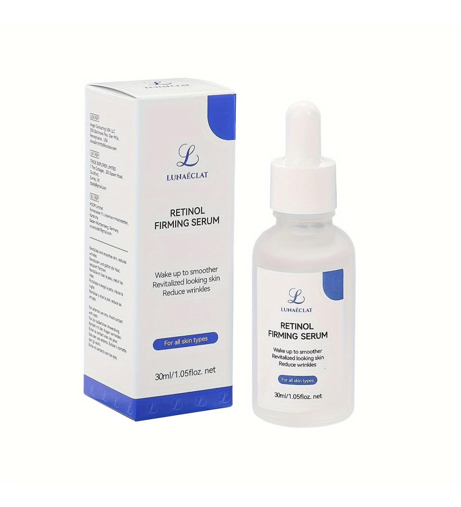 Retinol Firming Serum for All Skin Types | Improve Elasticity & Refresh Texture | 30ml Best Absorption & Smoothing Formula - Buy Online on GoSupps.com