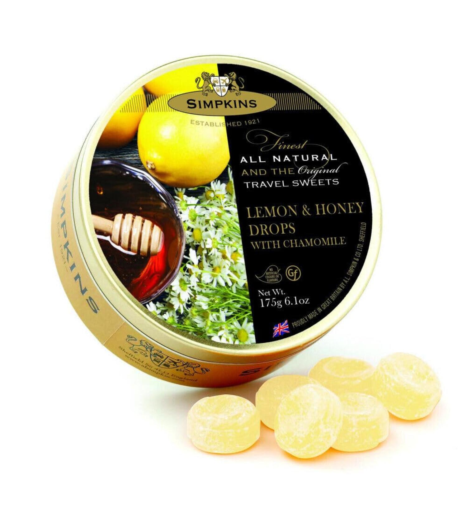 Simpkins Lemon Honey and Chamomile Drops 175g