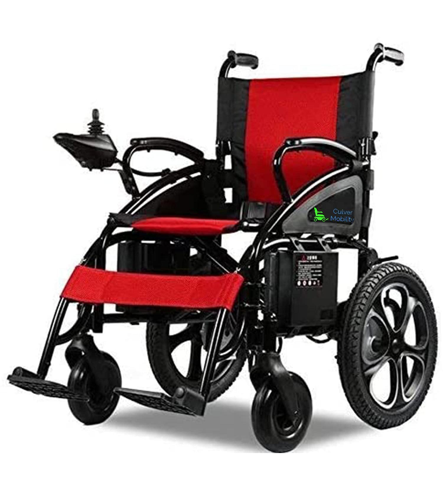 Alton Mobility - ARTEMIS Foldable Lightweight Electric Wheelchairs 265lbs 500W 13Miles - Red - Buy Online on GoSupps.com