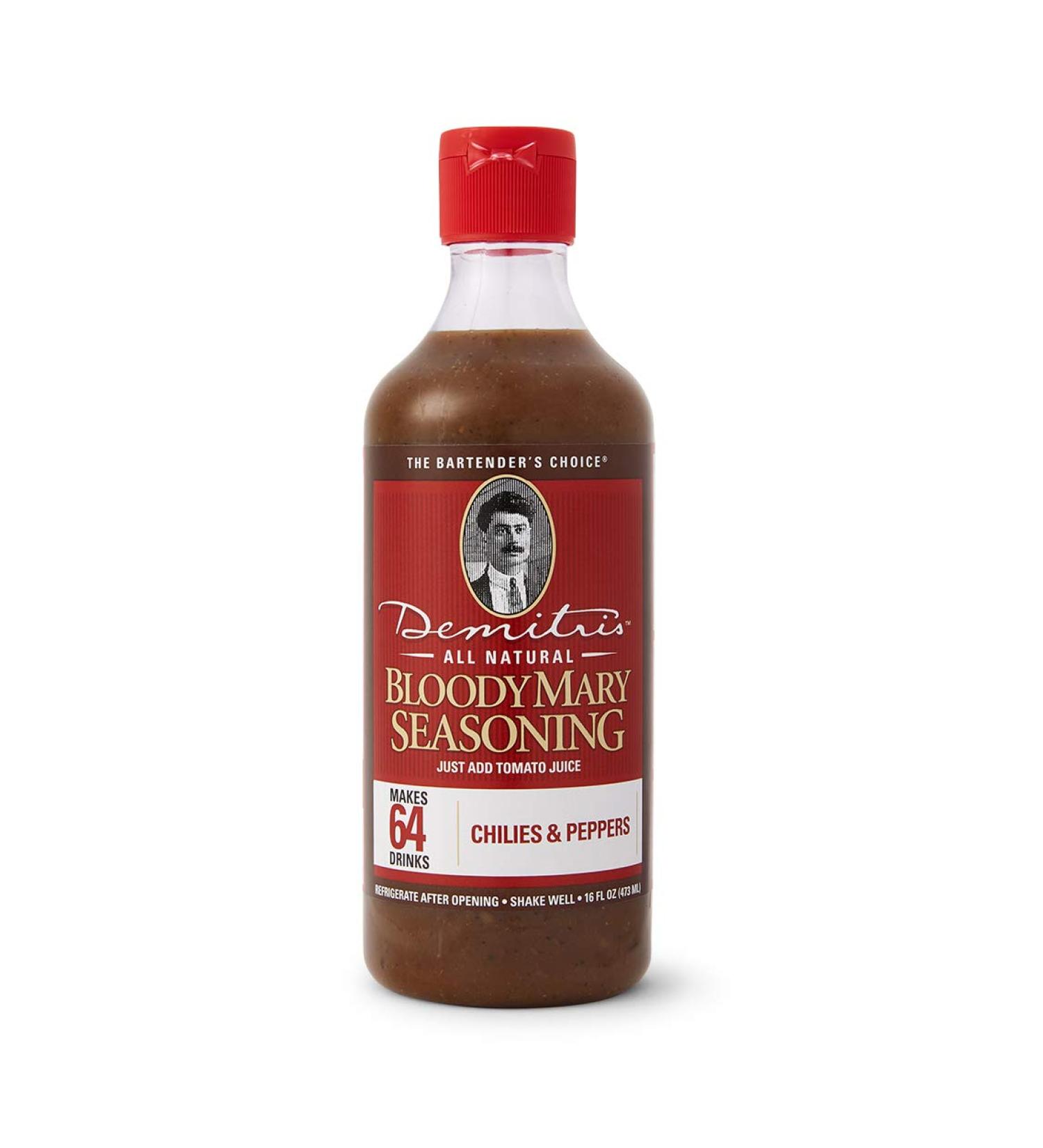 Demitri's Bloody Mary Seasoning Mix - 16 oz | Chilies & Peppers Blend - Buy Online on GoSupps.com
