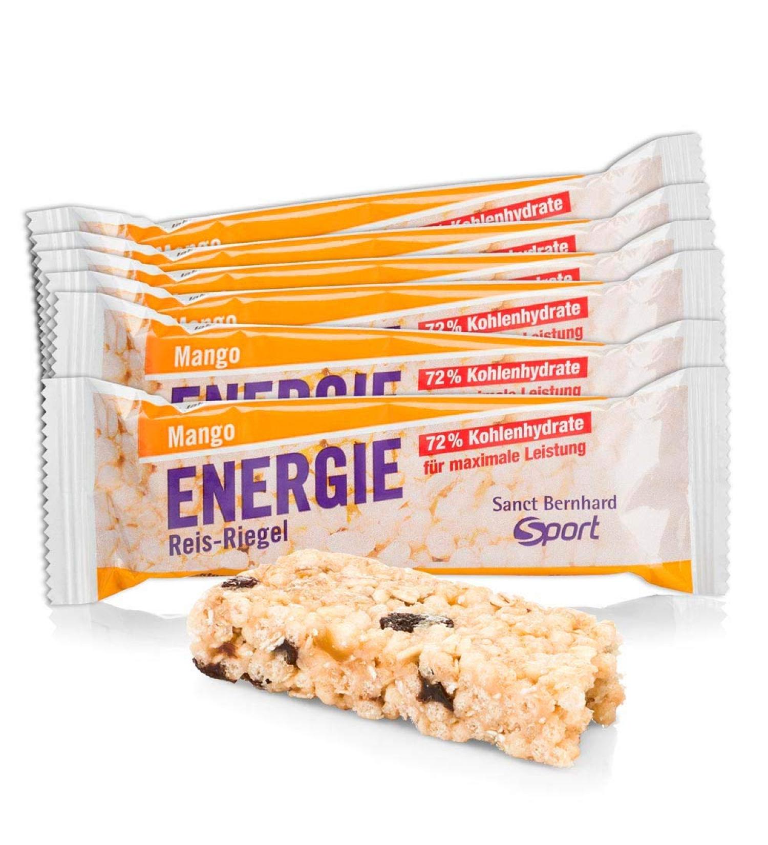 Sanct Bernhard Sport Energy Rice Bar Mango | 11-pack Mango 11 pieces (1 pack)
