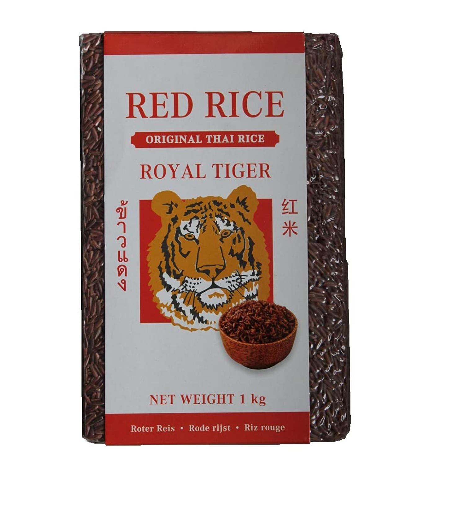 ROYAL TIGER Tha lande Royal Tiger Red Rice Rice Original Tha lande 1 kg
