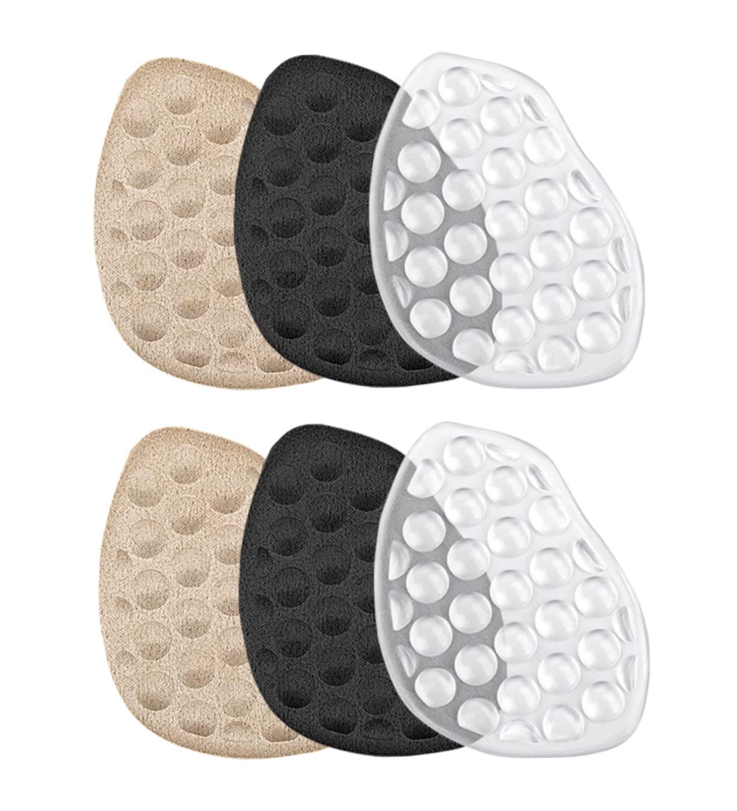 3 Pairs High Heels Forefoot Pad Inserts | Gel Metatarsal Cushions for Women - Comfortable Heel Support in Assorted Colors - Buy Online on GoSupps.com