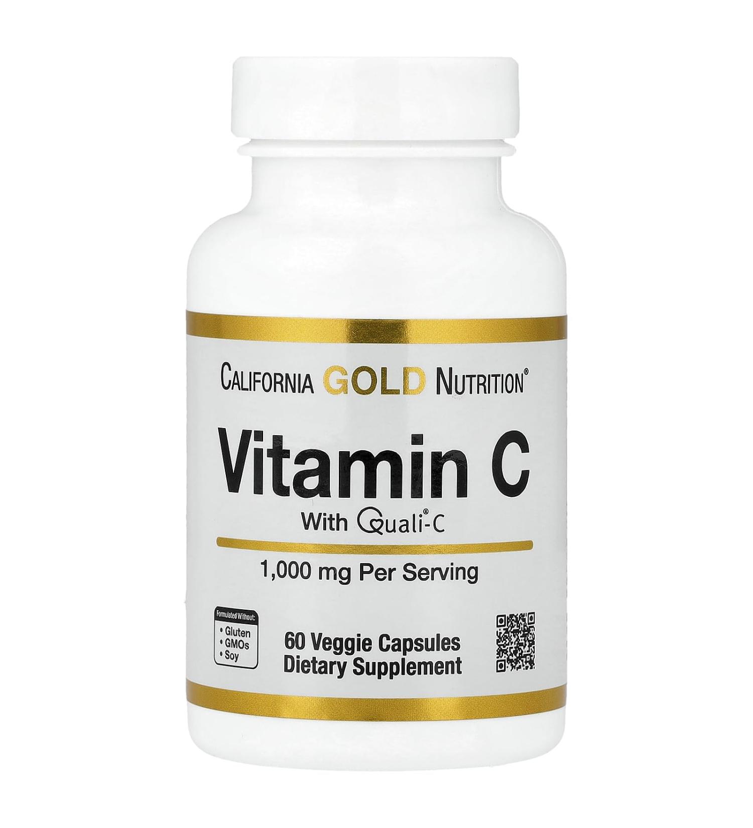 Lake Avenue Vitamin C Quali-C 1 000 mg 60 Veggie Capsules - Buy Online on GoSupps.com