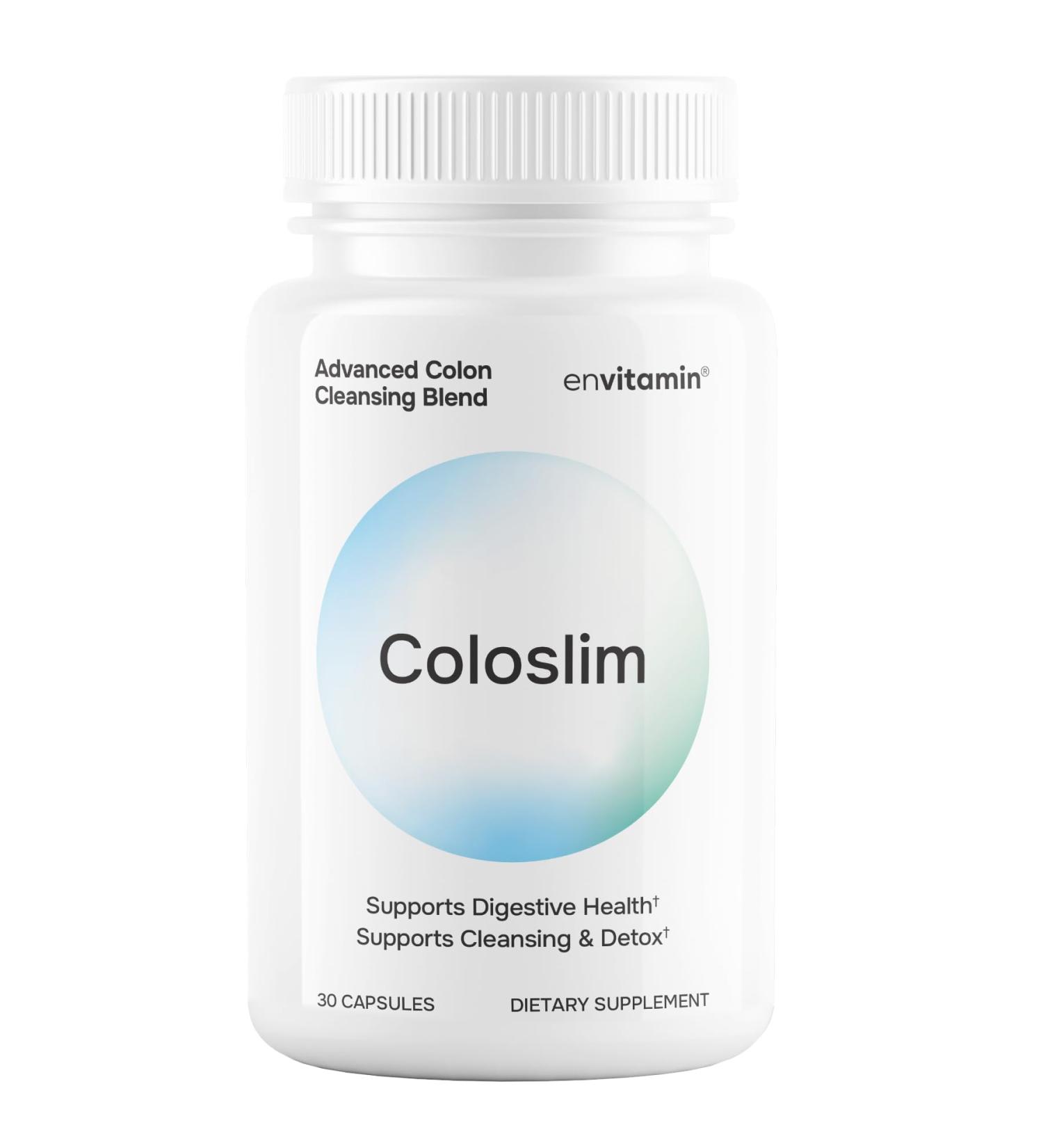 Coloslim - Gentle Colon Cleanse for Digestive Health & Gut Flora | Improve Digestion & Balance Gut Flora | International Shipping Available - Buy Online on GoSupps.com
