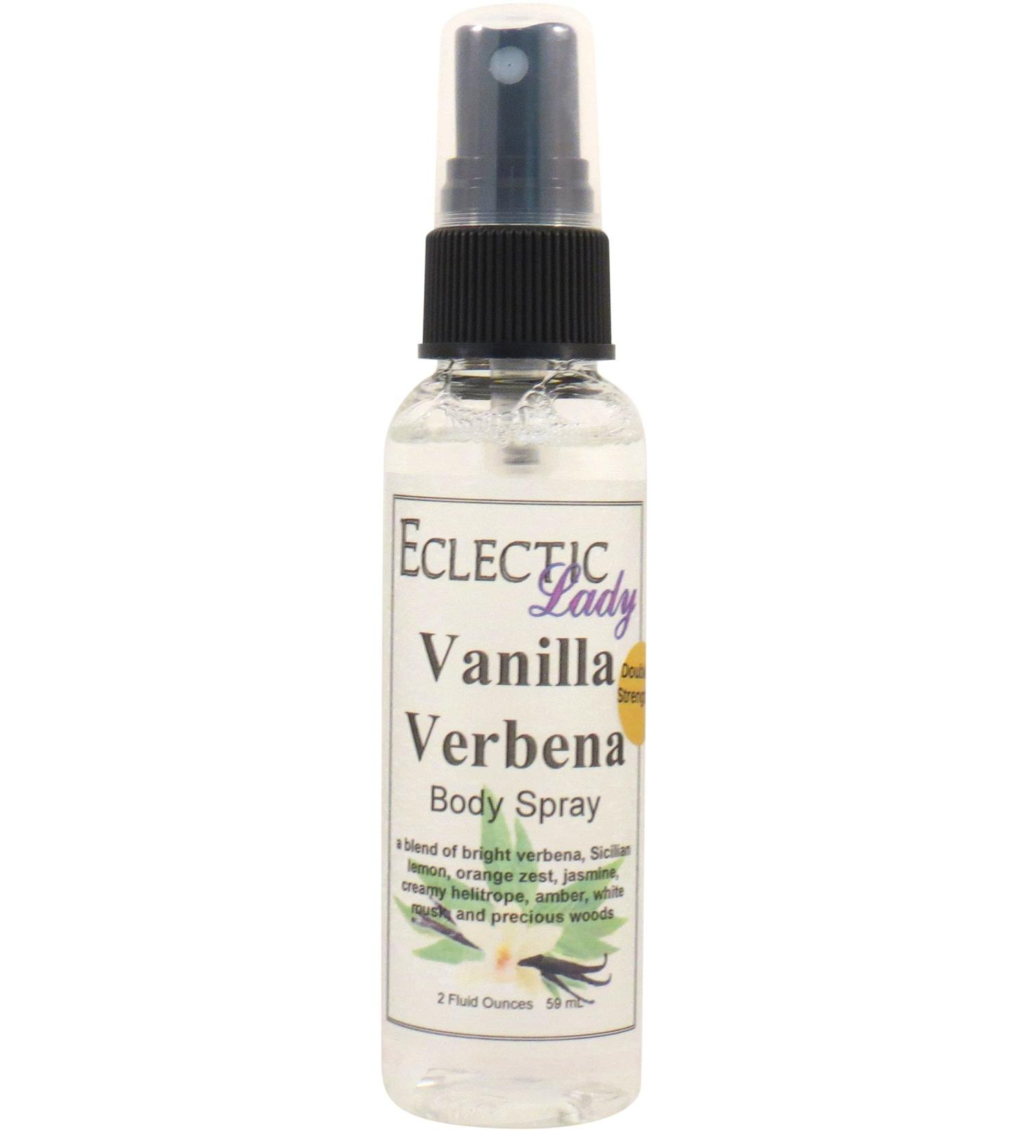 Vanilla Verbena Body Spray (Double Strength) 2 ounces Body Mist for Women with Clean Light & Gentle Fragrance Long Lasting Perfume with Comforting Scent for Men & Women Cologne with Soft Subtle 2 Fluid Ounces (Double Strength) - Buy Online on GoSupps.com