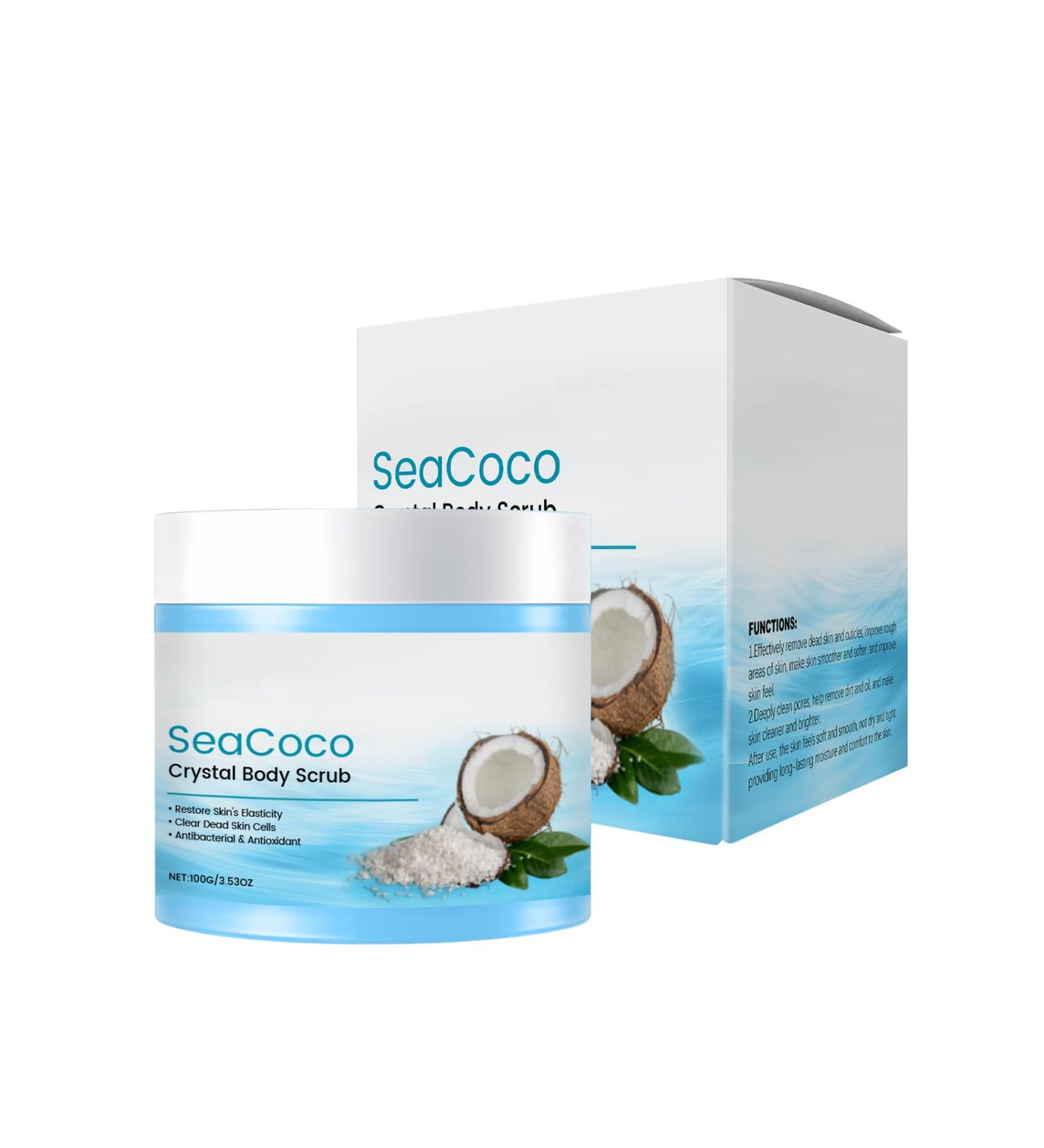 Coconut Exfoliating body Scrub Gentle cleansing Moisturizing Exfoliating & Deep-Cleansing for All Skin 3.53 OZ
