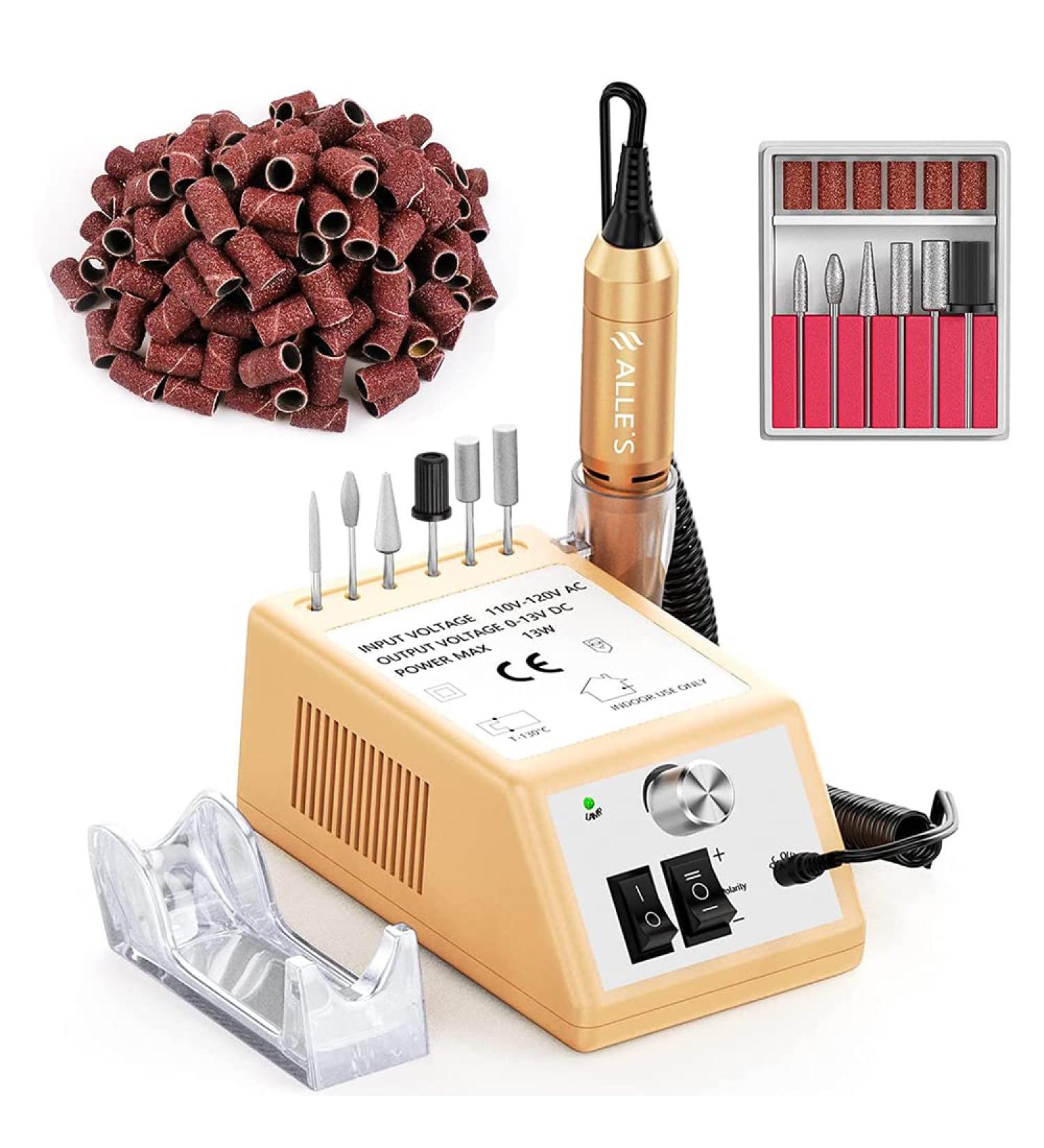 Professional Electric Nail Miller - 20 000 RPM Acrylic & Gel Nail Drill for Home & Salon Use - Buy Online on GoSupps.com
