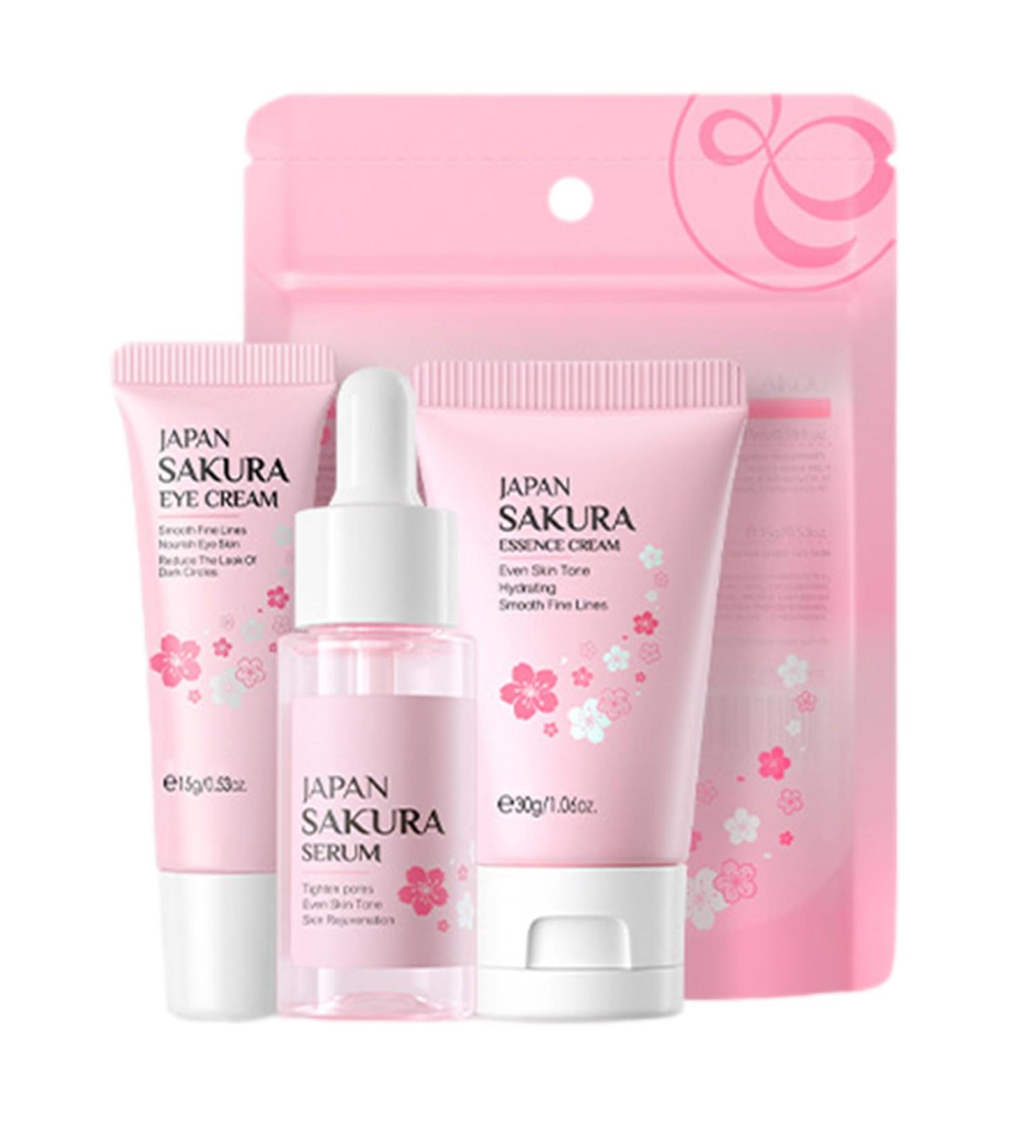 Skincare Gifts for Teen Girls Skincare Set Cherry Blossom Skincare Sets 3 Piece Gift Set with Eye Cream Serums Creams Lotion ... - Buy Online on GoSupps.com