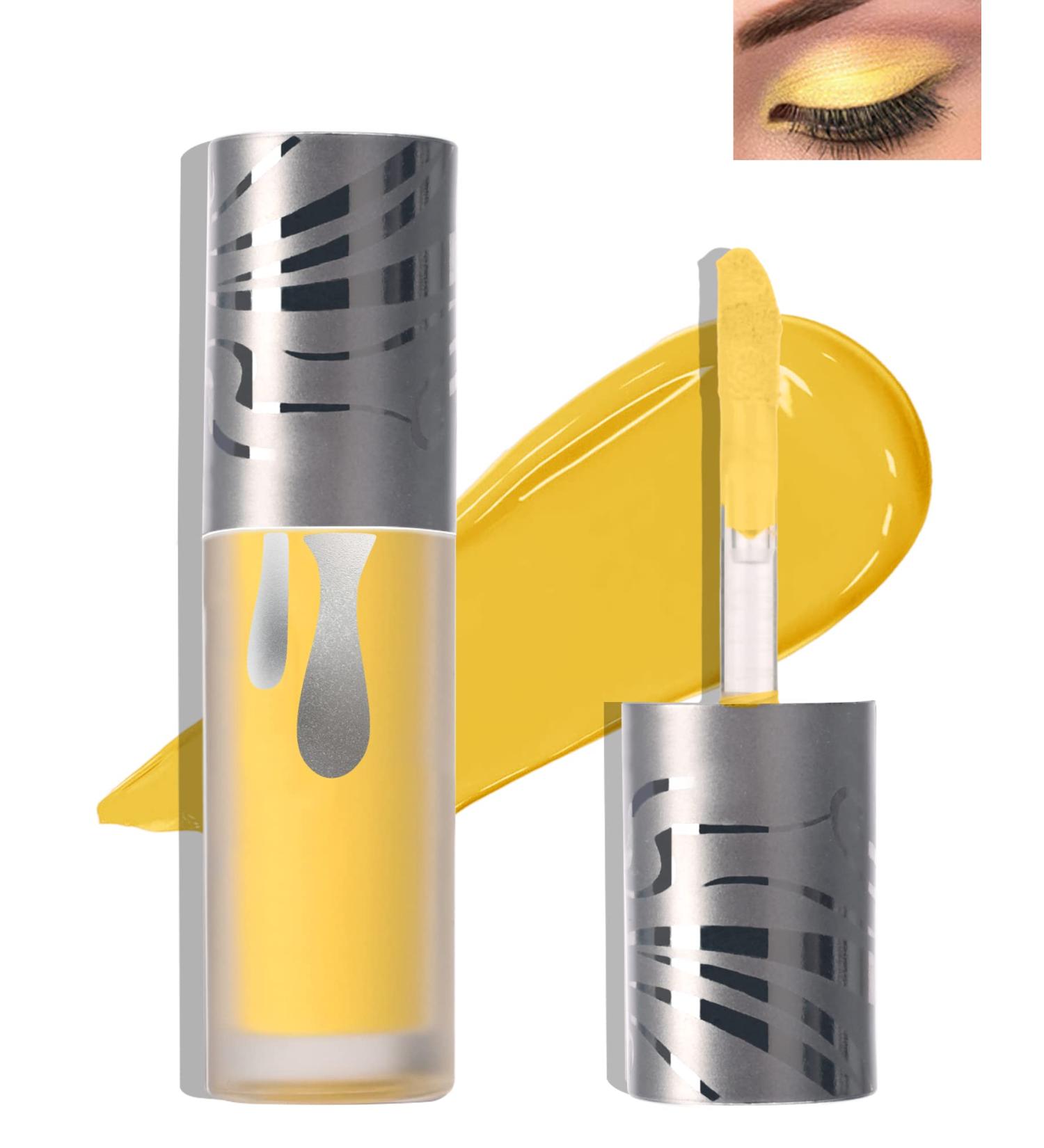 LYSdefeu Colored Liquid Matte Eyeshadow Stick - Yellow High-Pigmented Cream - Long-Lasting Waterproof Formula for Korean Colorful Makeup | 02 - Buy Online on GoSupps.com